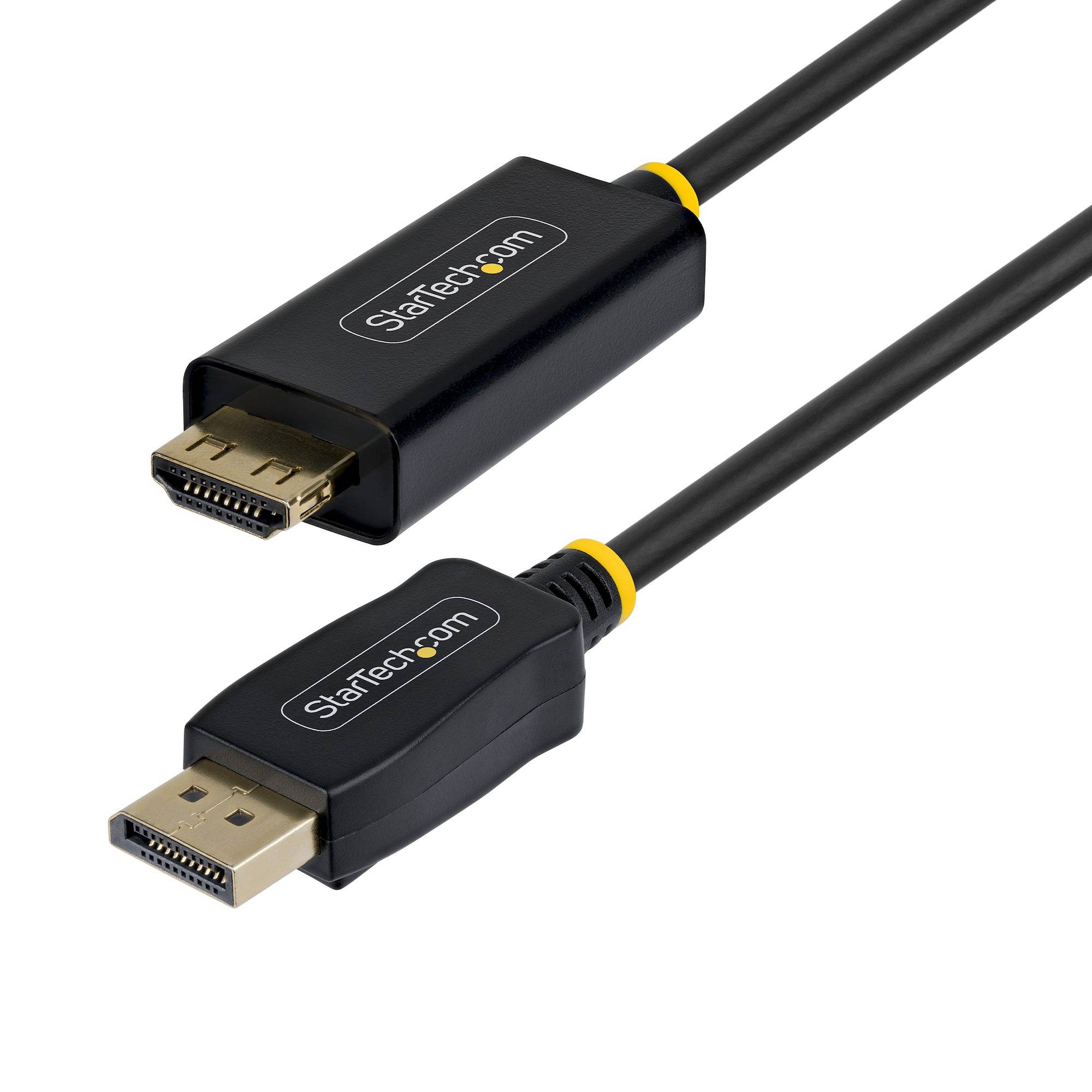 StarTech.com 1M-DP-HDMI-4K60-GR video kabel adapter DisplayPort HDMI Type A (Standaard) Zwart