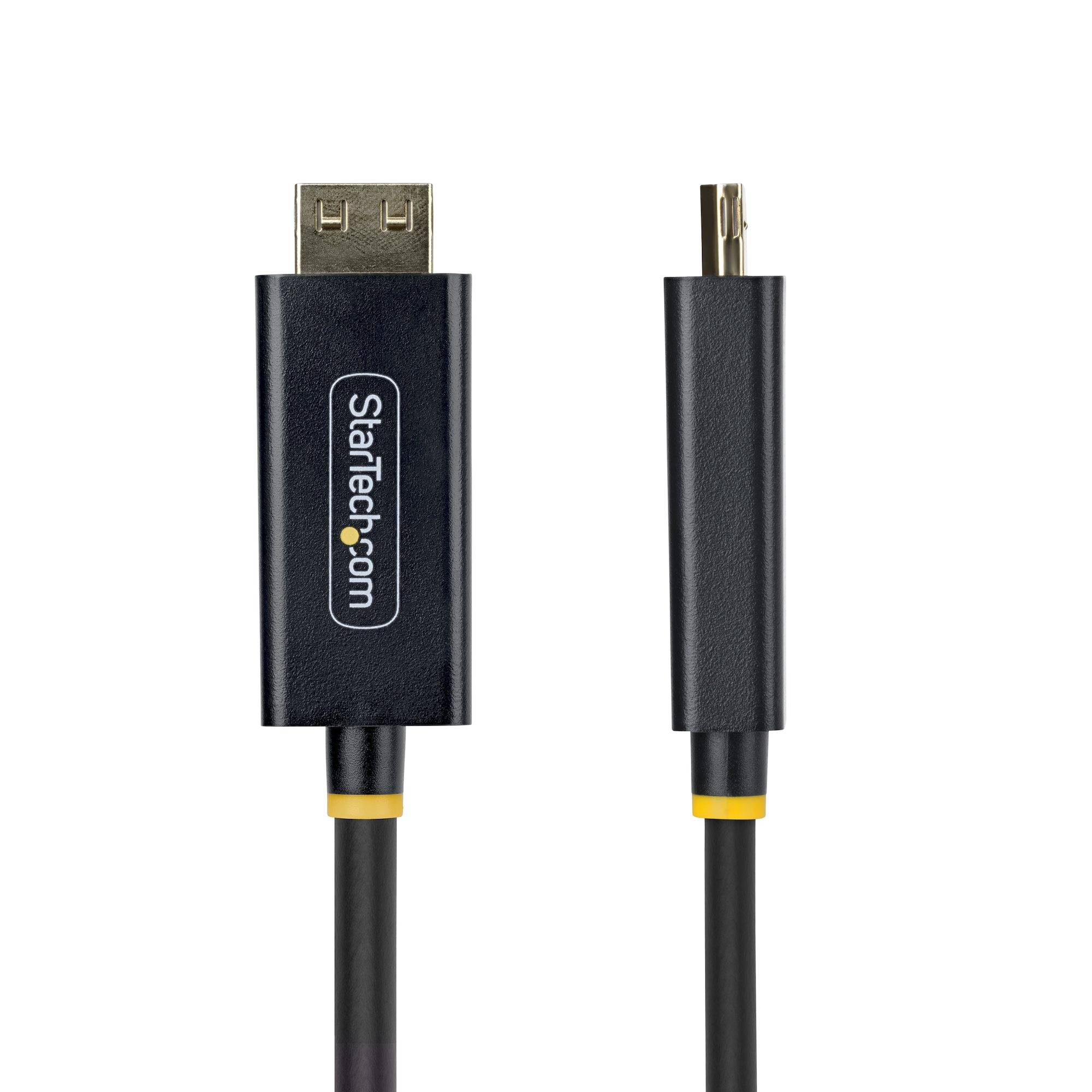 StarTech.com 1M-DP-HDMI-4K60-GR video kabel adapter DisplayPort HDMI Type A (Standaard) Zwart