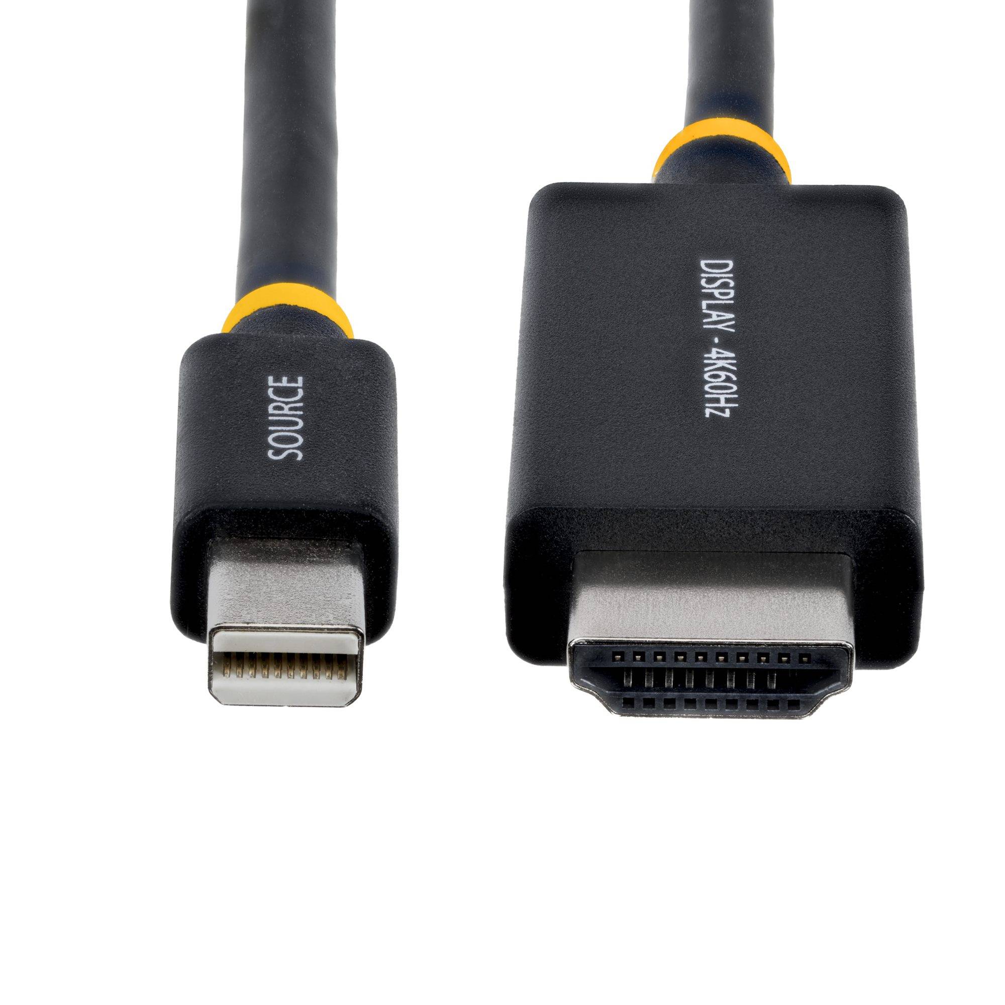 StarTech.com 1M-MDP-HDMI2-4K60 video kabel adapter Mini DisplayPort HDMI Type A (Standaard) Zwart