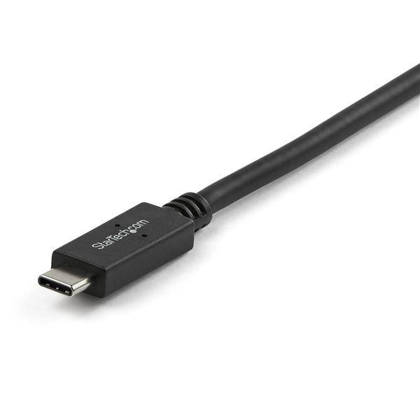 StarTech.com 1m USB-A naar USB-C Oplaadkabel, Opladen & Sync, USB 10Gbps, USB-A naar USB-C Data Kabel, M/M, Zwart
