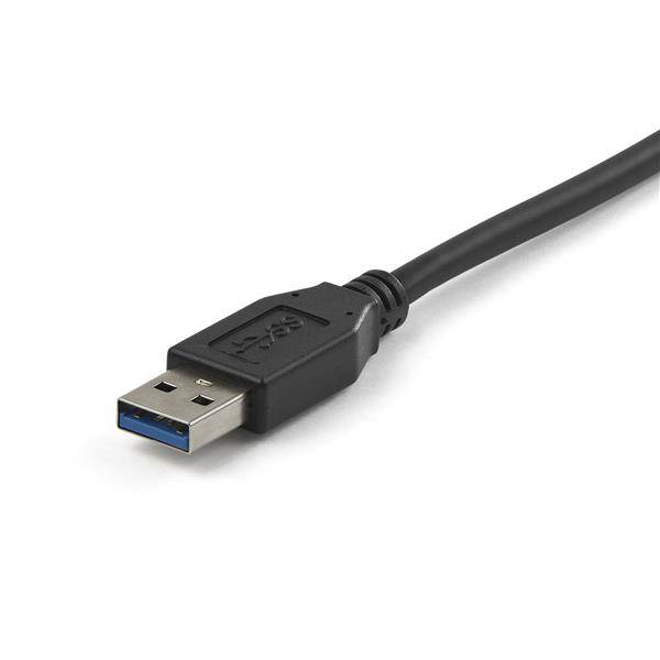 StarTech.com 1m USB-A naar USB-C Oplaadkabel, Opladen & Sync, USB 10Gbps, USB-A naar USB-C Data Kabel, M/M, Zwart