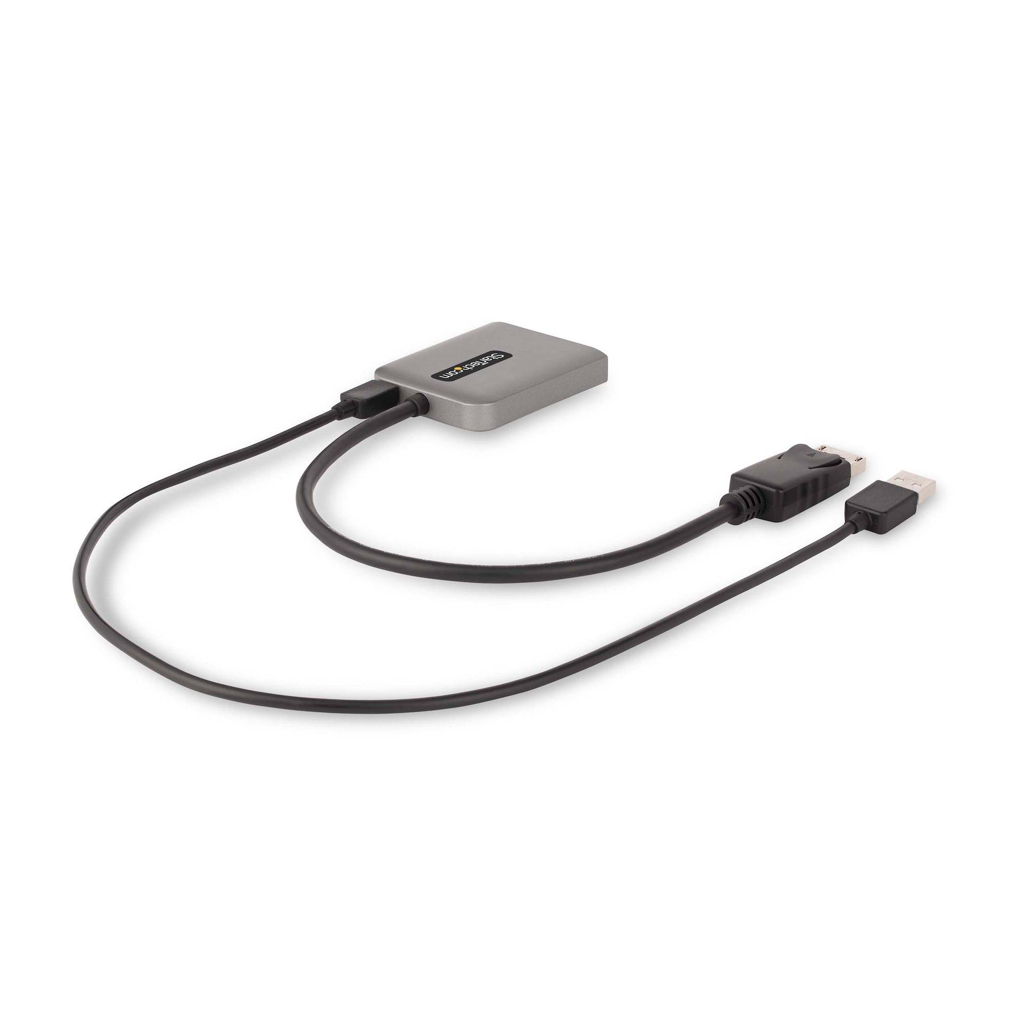 StarTech.com Dual-Monitor DisplayPort 1.4 Splitter, DisplayPort naar 2x DP Multi-Monitor Adapter, Dual 5K 60Hz Computer MST Hub, Extra-Lange Vaste Kabel - Enkel Windows