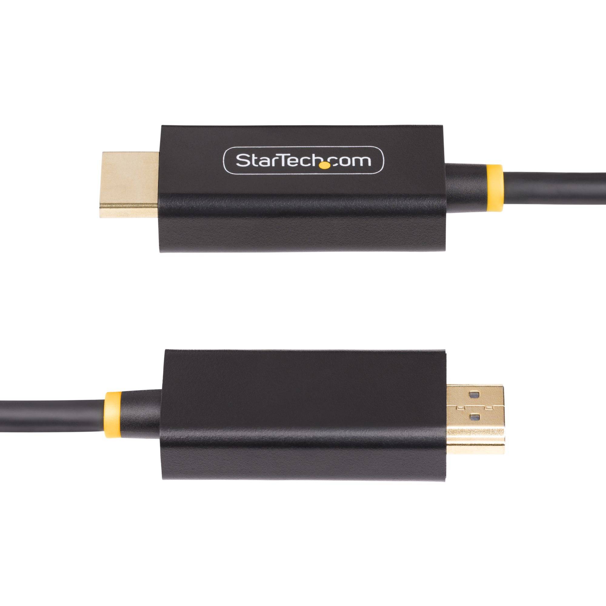 StarTech.com 2m DisplayPort naar HDMI Adapter Kabel, 4K 60Hz met HDR, DP naar HDMI 2.0b, Actieve Video Converter, DisplayPort Desktop naar HDMI Monitor