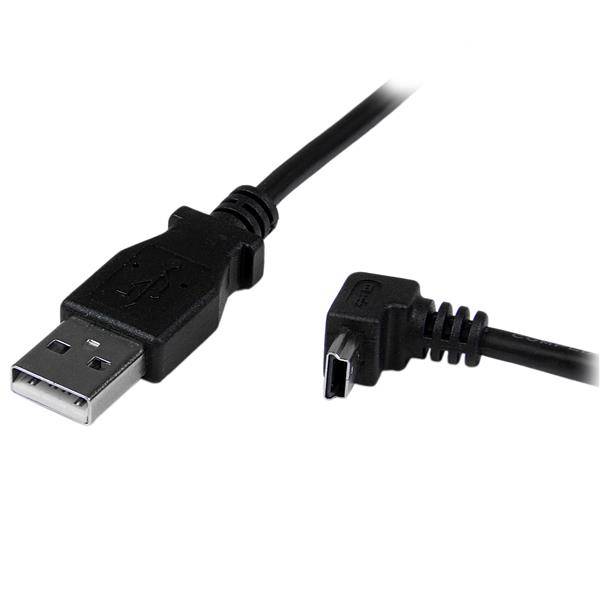 StarTech.com 2 m mini USB-kabel A-naar-mini-B met neerwaartse hoek