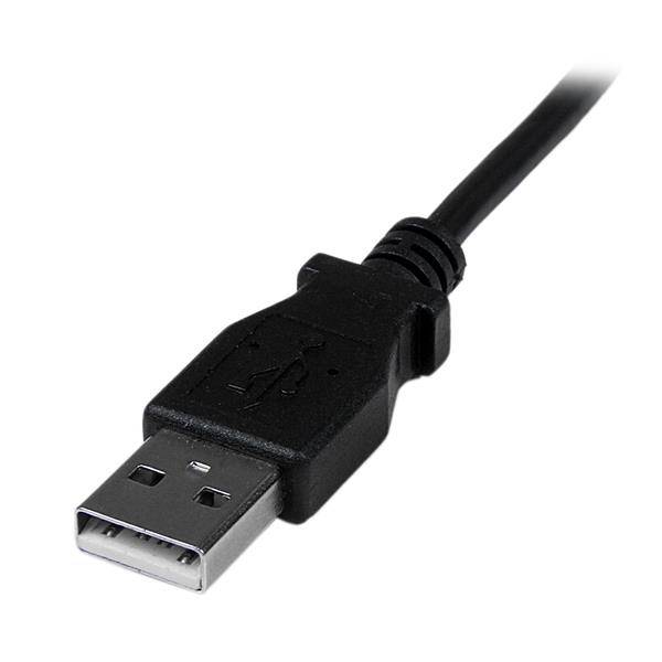 StarTech.com 2 m mini USB-kabel A-naar-mini-B met neerwaartse hoek
