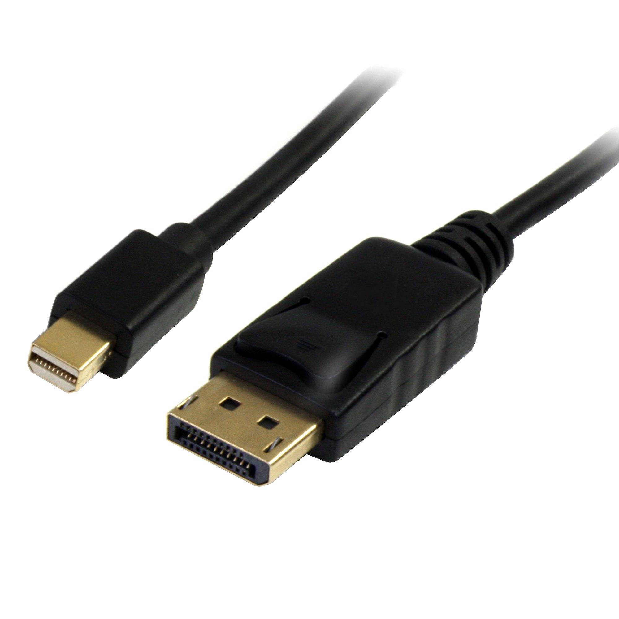 StarTech.com 2m Mini DisplayPort naar DisplayPort 1.2 Kabel - 4K x 2K UHD Mini DisplayPort naar DisplayPort Adapter Kabel - Mini DP naar DP Monitor Kabel - mDP naar DP Kabel - Zwart