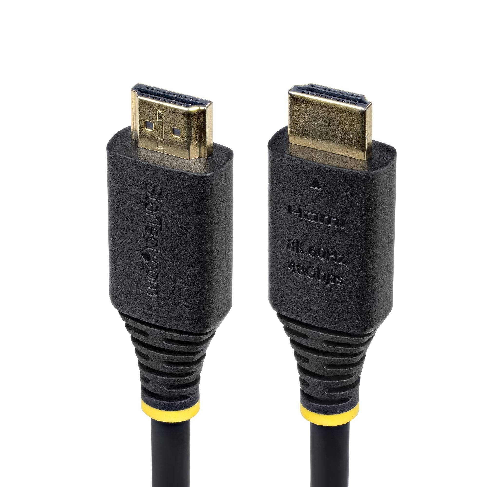 StarTech.com 2m Gecertificeerde Ultra High Speed HDMI Kabel, 8K 60Hz/4K 120Hz, HDMI 2.1 Kabel met HDR10+ / eARC, 48Gbps, 8K HDMI Kabel voor Monitor/TV/Scherm