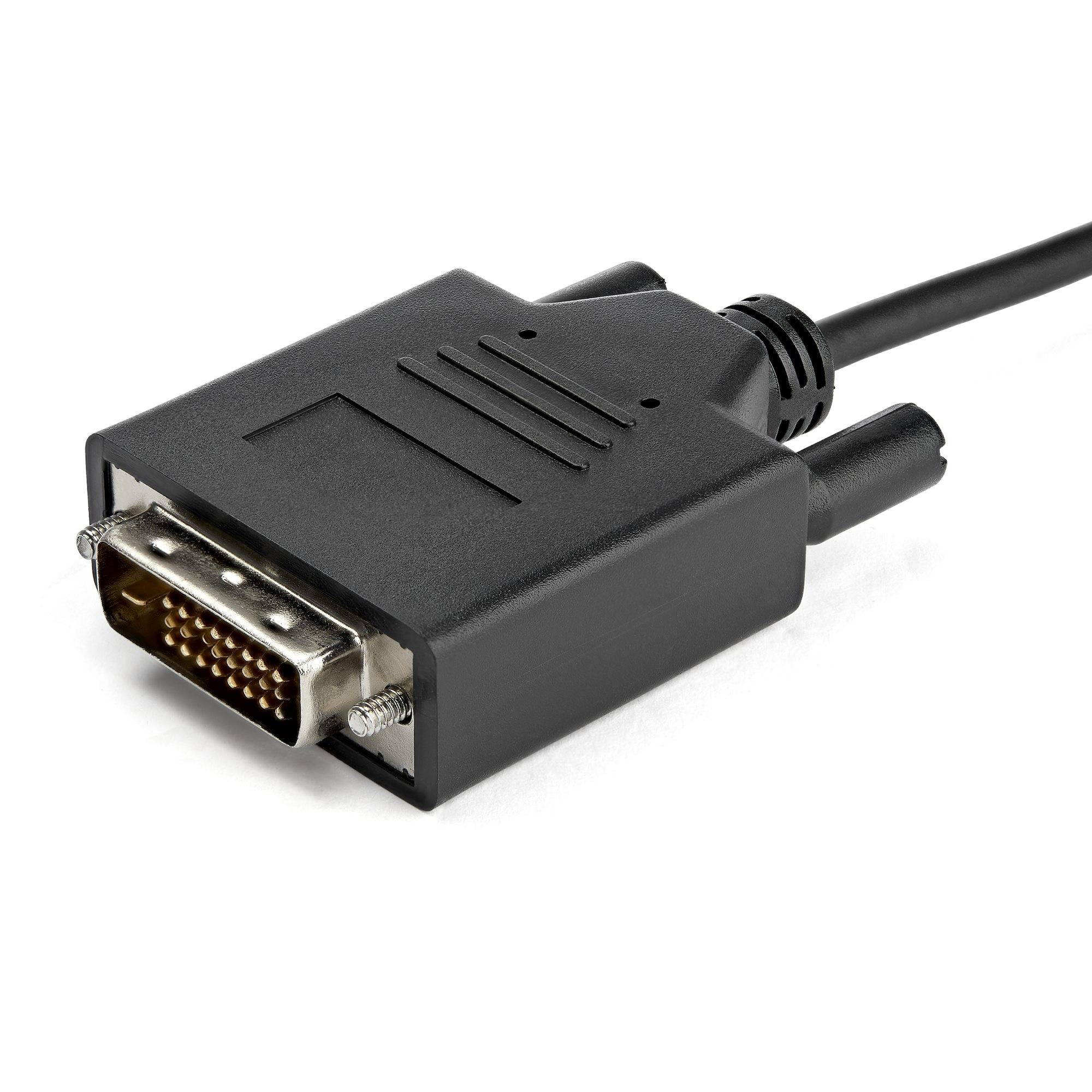StarTech.com USB-C naar DVI adapter kabel 2 m 1920x1200 zwart