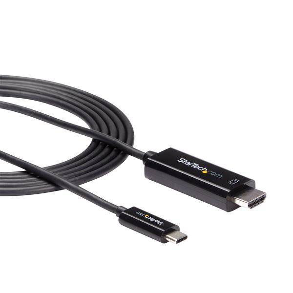 StarTech.com 2m USB C naar HDMI kabel 4K bij 60Hz zwart