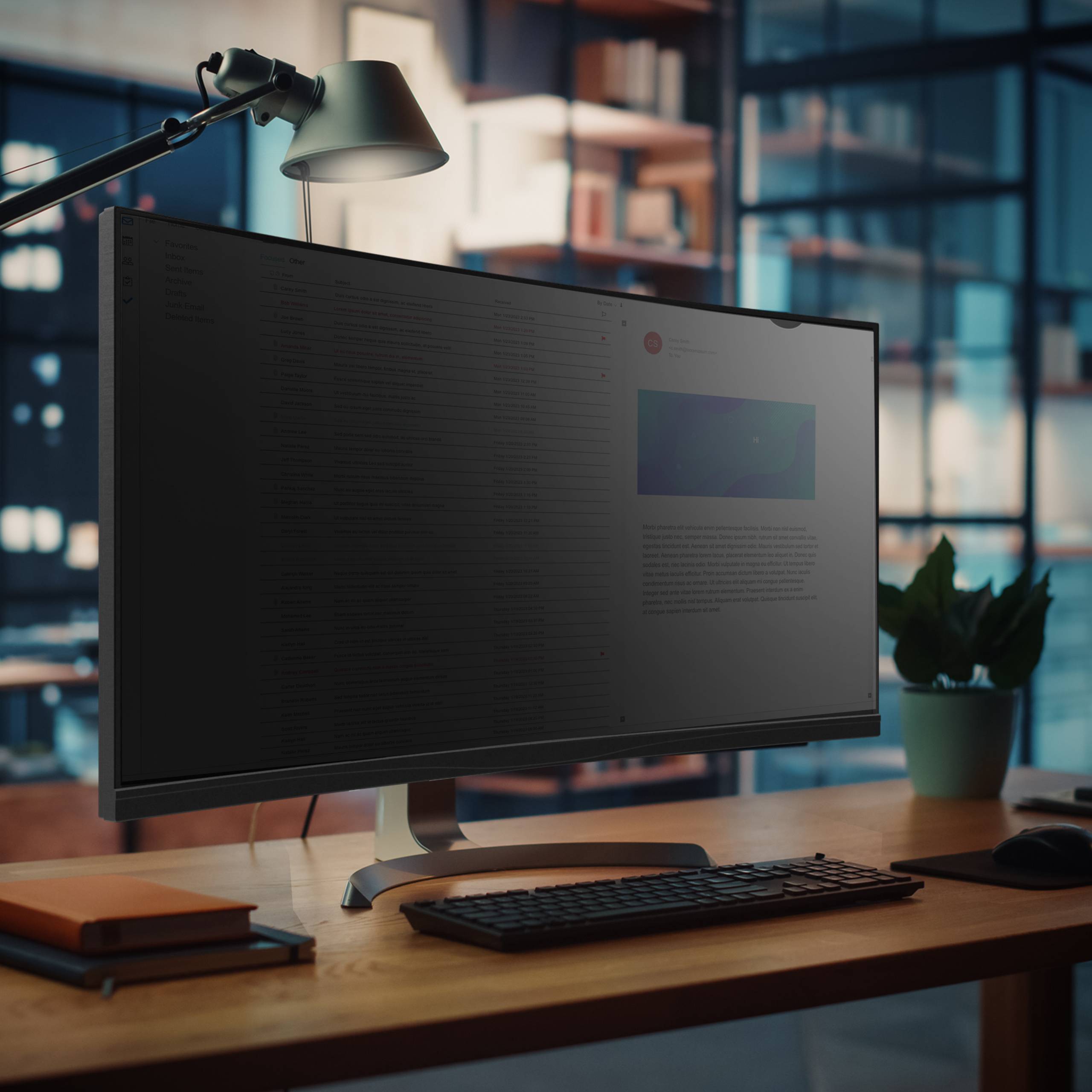 StarTech.com PRIVSCNMON34W schermfilter 86,4 cm (34") Monitor Randloze privacyfilter voor schermen
