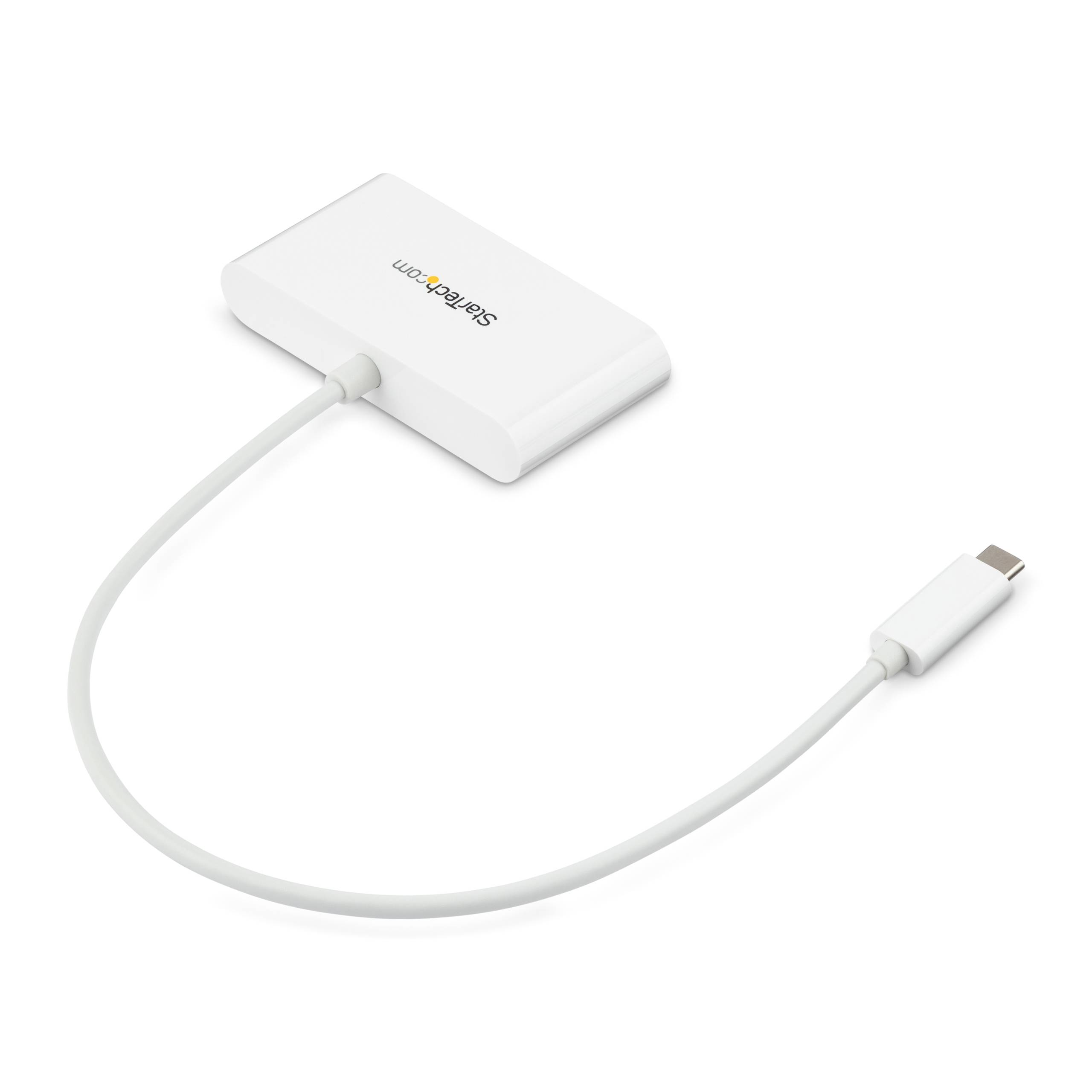 StarTech.com 3-poorts USB 3.0 Hub met Gigabit Ethernet - 5Gbps - USB-C - wit