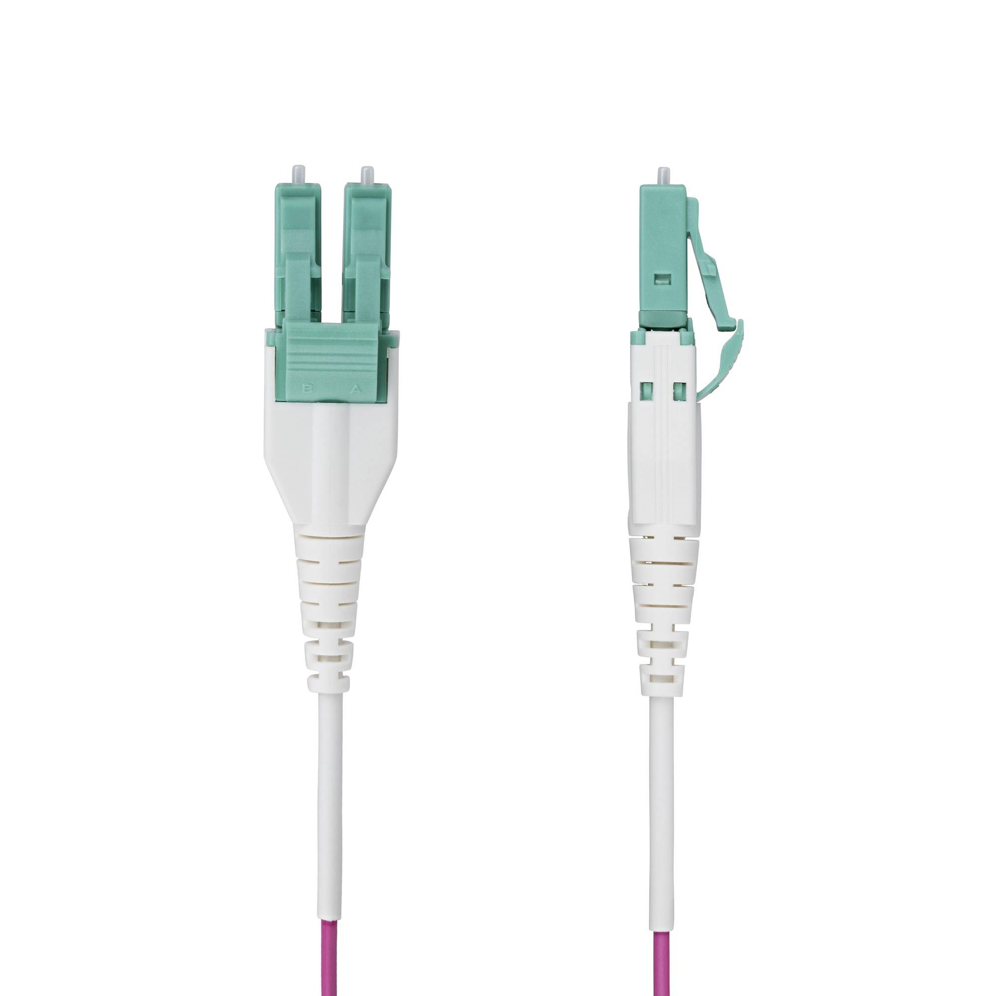 StarTech.com 3m LC naar LC (UPC) OM4 Multimode Glasvezel Netwerkkabel, Erika Violet, 50/125µm, 40G/100G, LOMMF/VCSEL, Uniboot Connector Kabel, OFNR OFNR Riser Rated