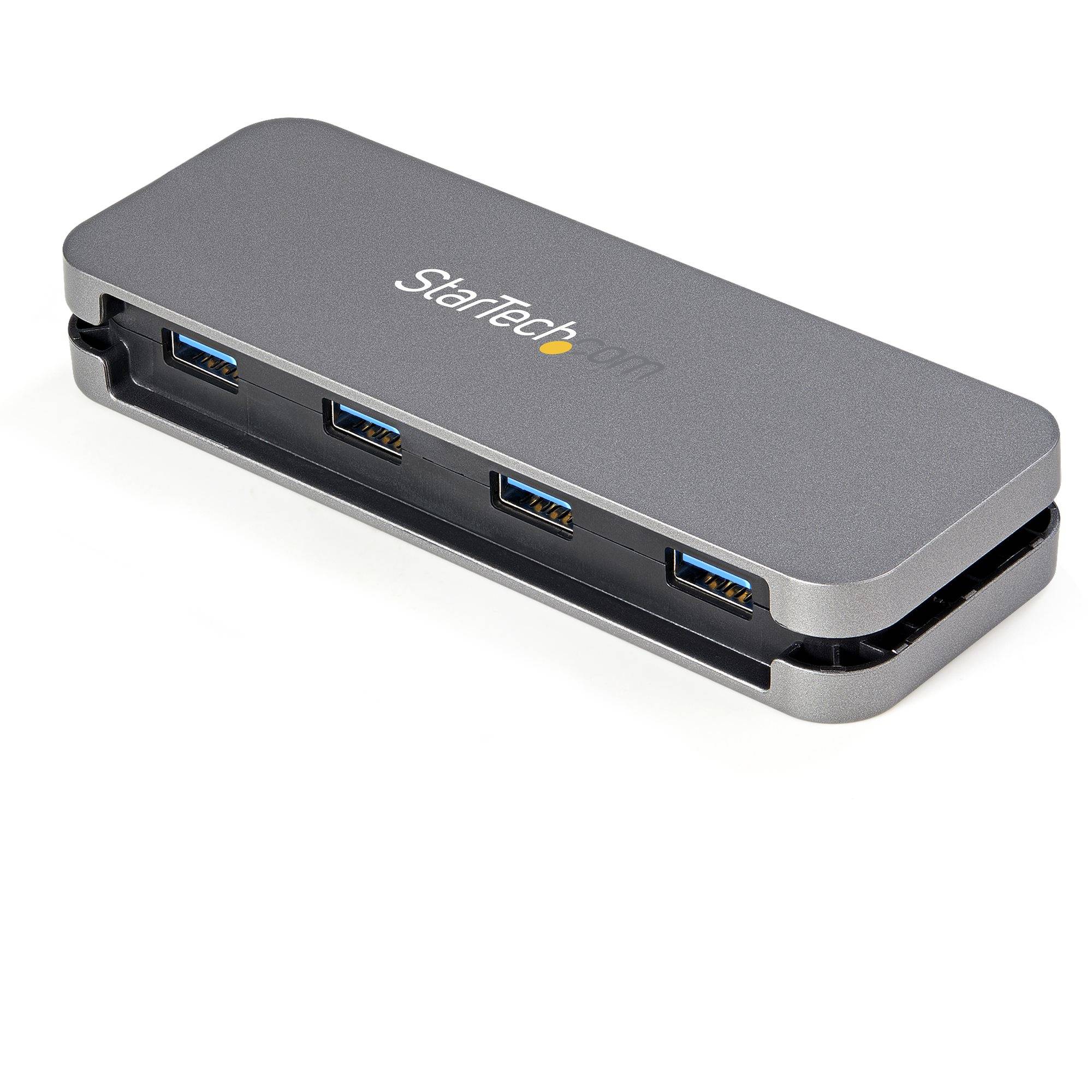 StarTech.com 4 Port USB 3.0 Hub - USB-A naar 4x USB-A - SuperSpeed 5Gbps Mini USB 3.2 Gen 1 Type-A Hub - USB Busgevoed - Laptop/Desktop USB Hub met lange 28cm kabel & Kabelmanagement