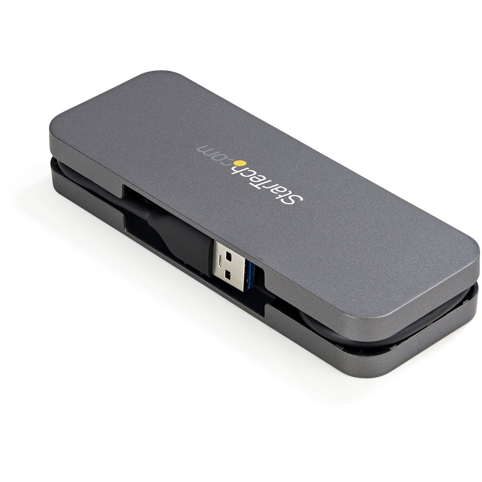 StarTech.com 4 Port USB 3.0 Hub - USB-A naar 4x USB-A - SuperSpeed 5Gbps Mini USB 3.2 Gen 1 Type-A Hub - USB Busgevoed - Laptop/Desktop USB Hub met lange 28cm kabel & Kabelmanagement