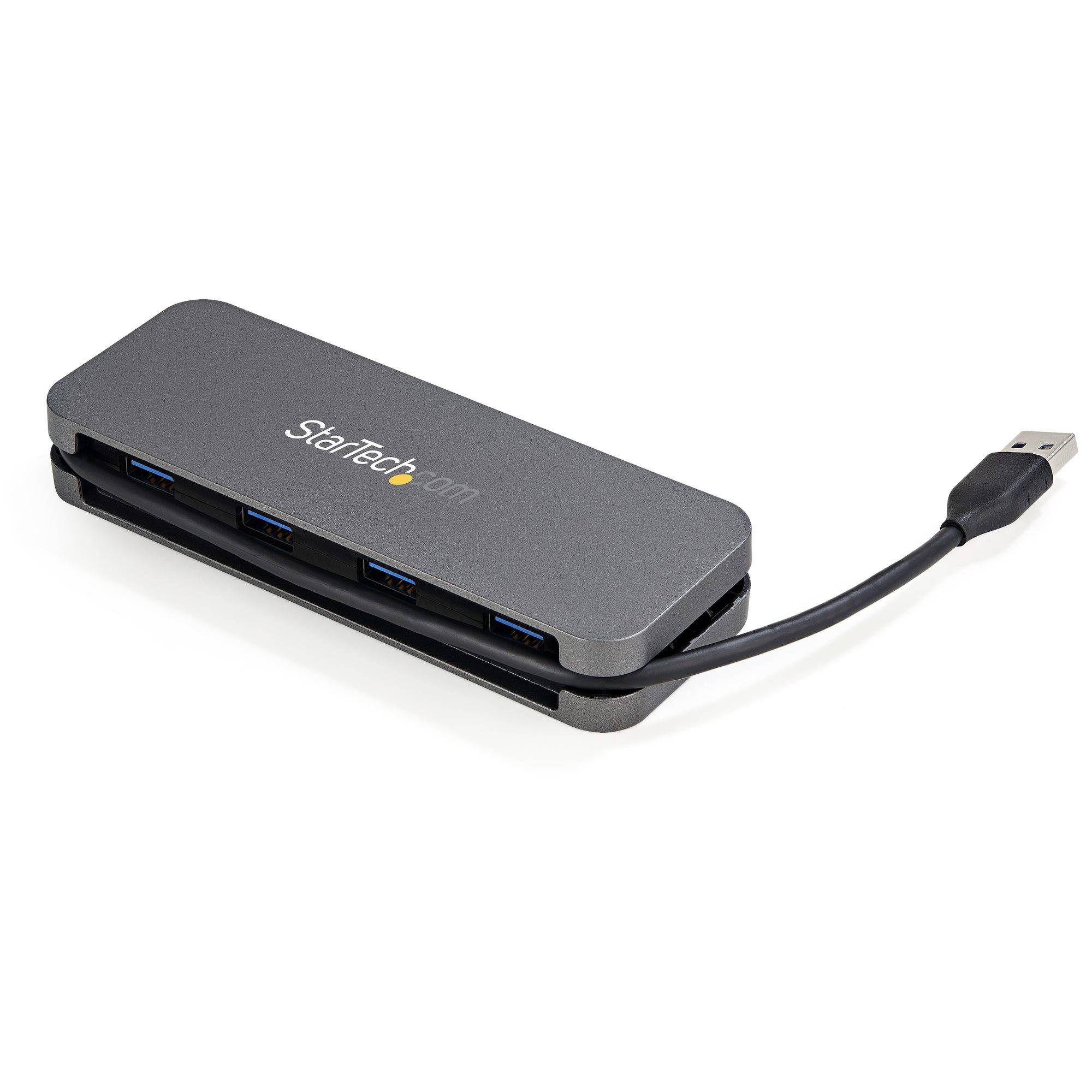 StarTech.com 4 Port USB 3.0 Hub - USB-A naar 4x USB-A - SuperSpeed 5Gbps Mini USB 3.2 Gen 1 Type-A Hub - USB Busgevoed - Laptop/Desktop USB Hub met lange 28cm kabel & Kabelmanagement