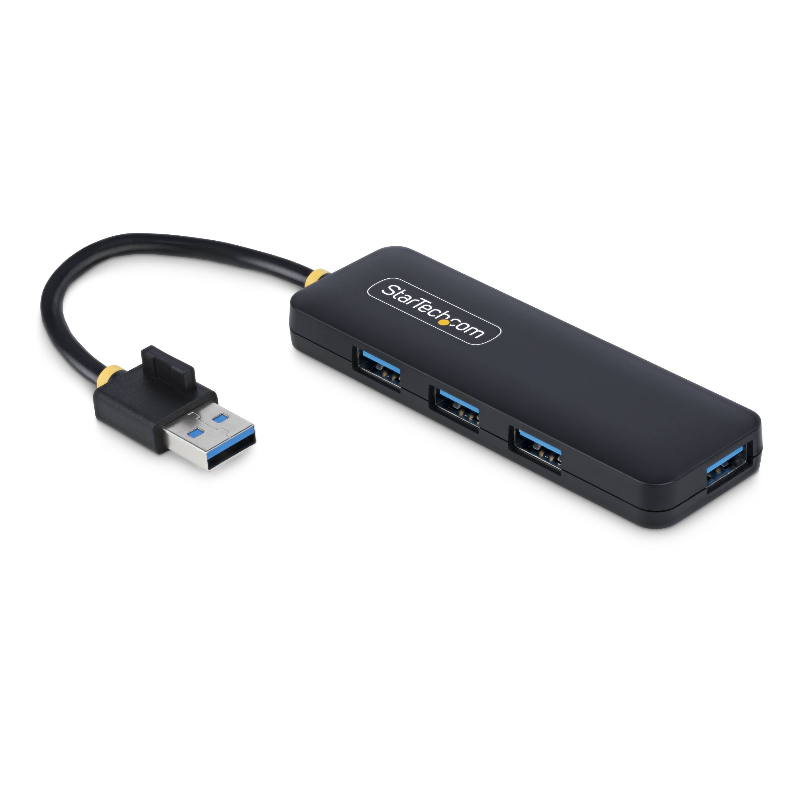 StarTech.com 4-Port USB-A Hub, 5Gbps, Bus Powered, Compacte Travel Mini USB Hub, Multi-Port USB 3.0 Splitter, Draagbare USB Hub, Overspanningsbeveiliging (OCP)
