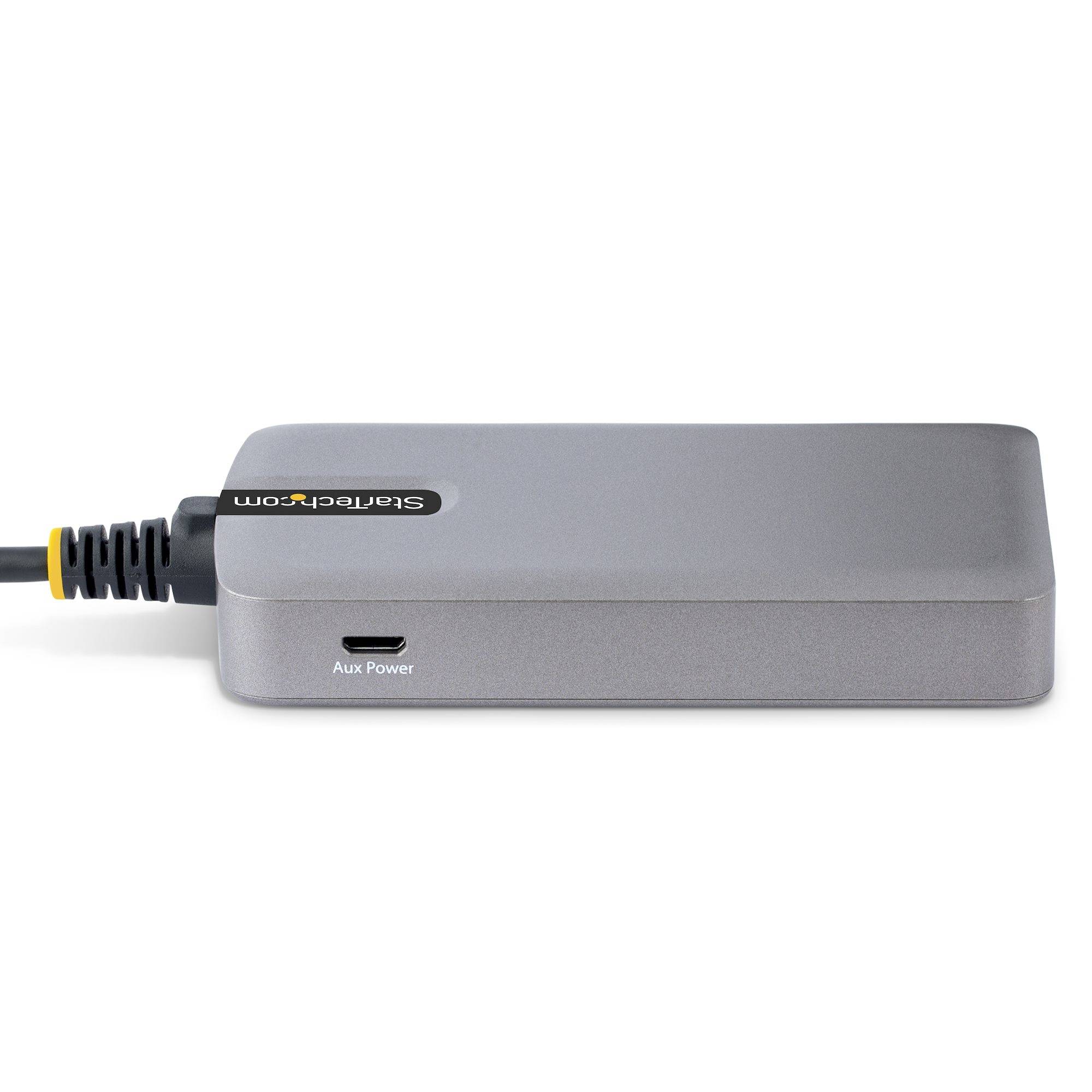 StarTech.com 4-Port USB Hub, USB 3.0 5Gbps, Bus Powered USB-A naar 4x USB-A Hub met Optionele Extra Power Input, Compacte Desktop/Laptop USB Hub, 30cm Kabel, USB 3.0 Expansion Hub