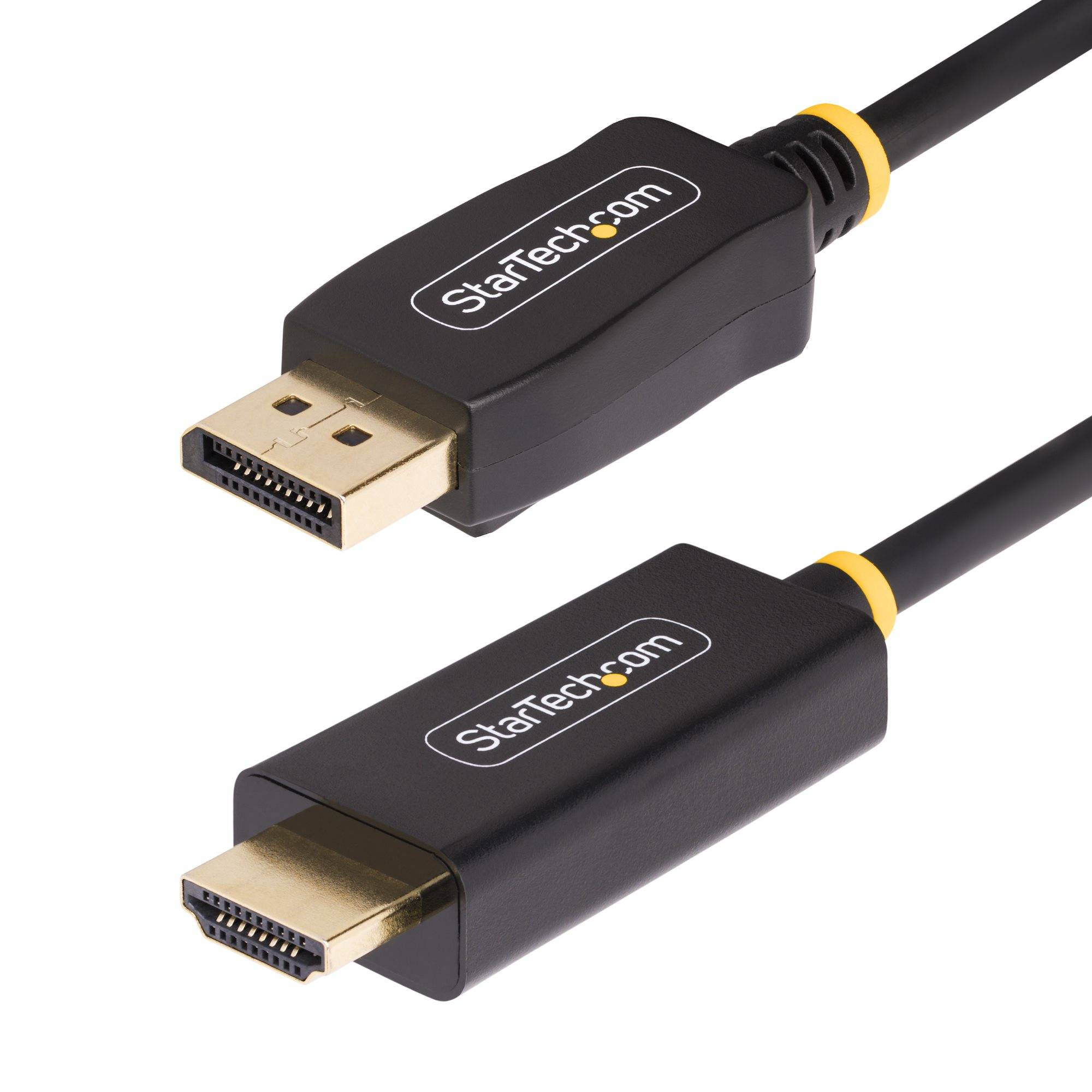 StarTech.com 4m DisplayPort naar HDMI Adapter Kabel, 4K 60Hz met HDR, DP naar HDMI 2.0b, Actieve Video Converter, DisplayPort Desktop naar HDMI Monitor