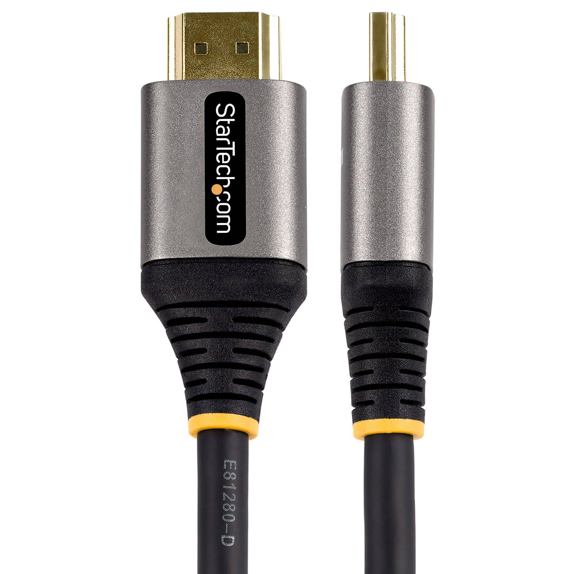 StarTech.com 4m HDMI 2.1 Kabel 8K, Gecertificeerde Ultra High Speed HDMI Kabel 48Gbps, 8K 60Hz/4K 120Hz HDR10+ eARC, Ultra HD 8K HDMI Kabel, Monitor/TV/Scherm, Flexibele TPE Mantel