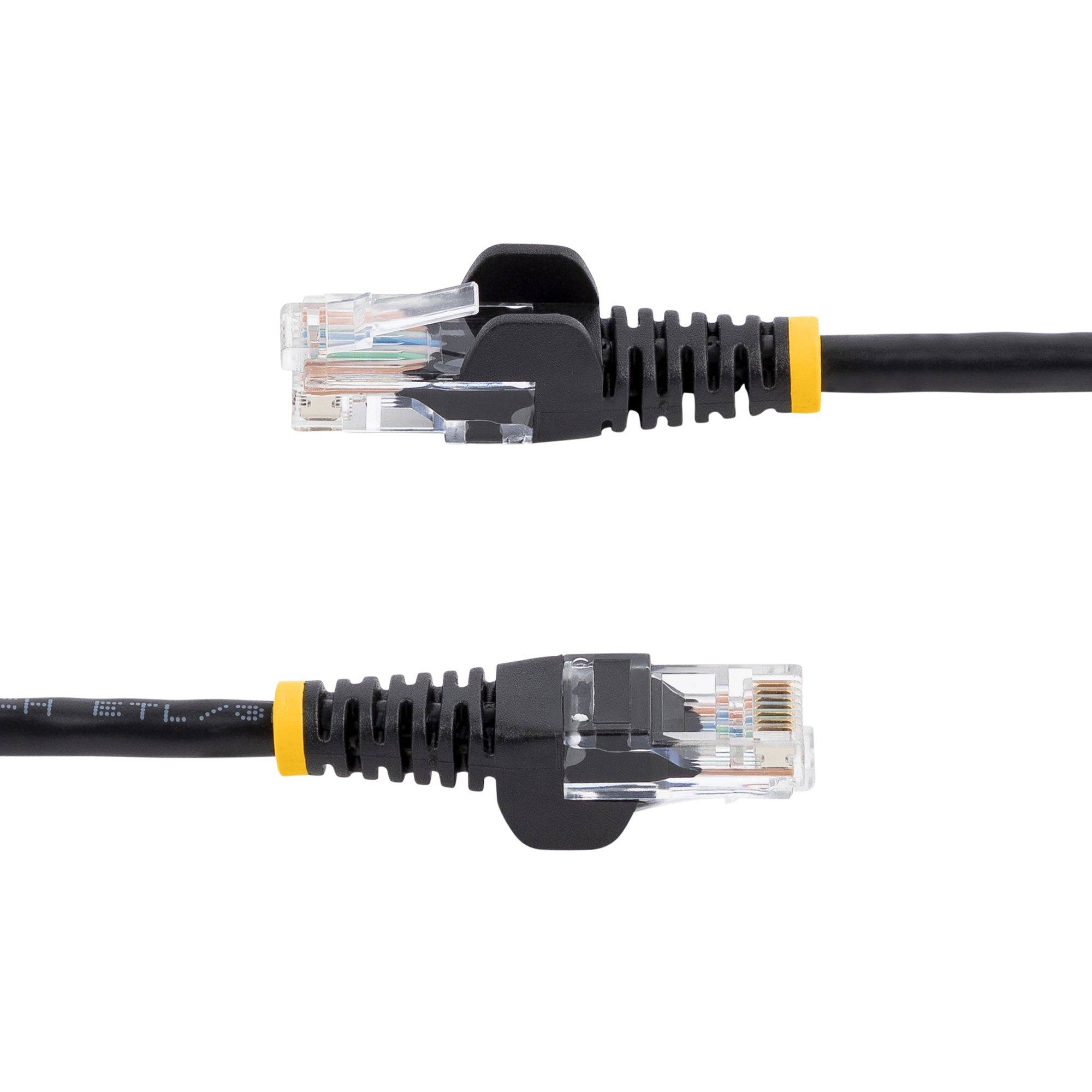 StarTech.com 45PAT5MBK netwerkkabel Zwart 5 m Cat5e U/UTP (UTP)