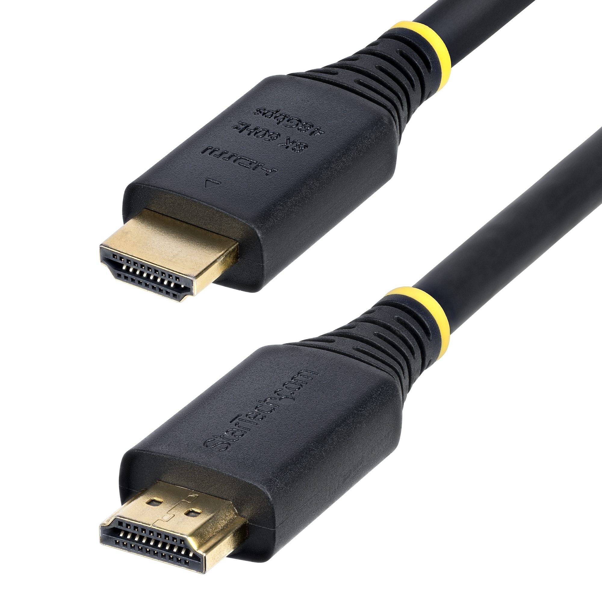 StarTech.com 5m Gecertificeerde Ultra High Speed HDMI Kabel, 8K 60Hz/4K 120Hz, HDMI 2.1 Kabel met HDR10+ / eARC, 48Gbps, 8K HDMI Kabel voor Monitor/TV/Scherm