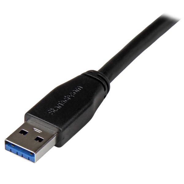 StarTech.com Actieve USB 3.0 USB-A naar USB-B kabel 5m USB 3.1 (Gen1) 5Gbps verlengkabel