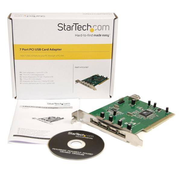 StarTech.com 7-poort PCI USB Adapter