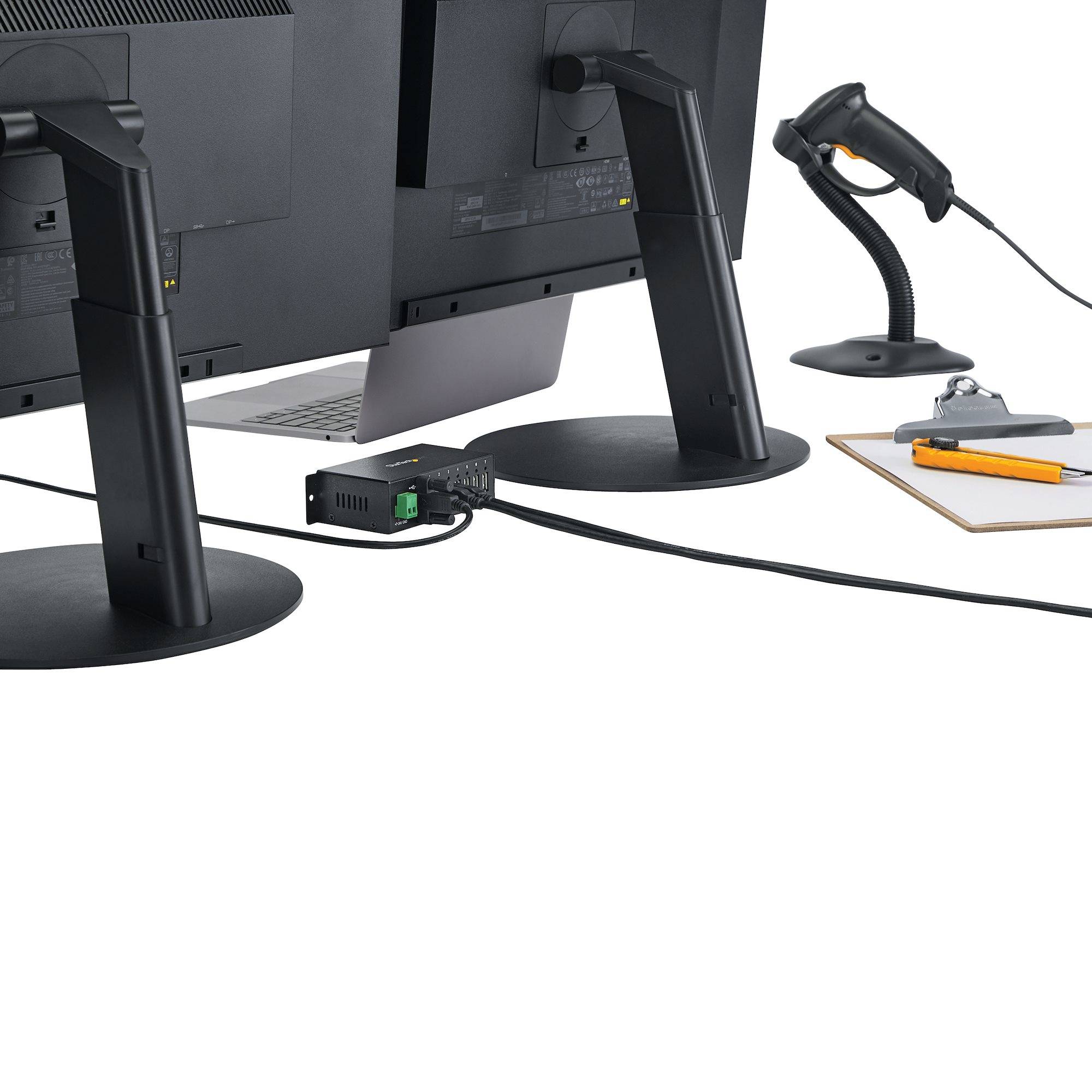 StarTech.com Monteerbare robuuste industriële 7-poort USB-hub