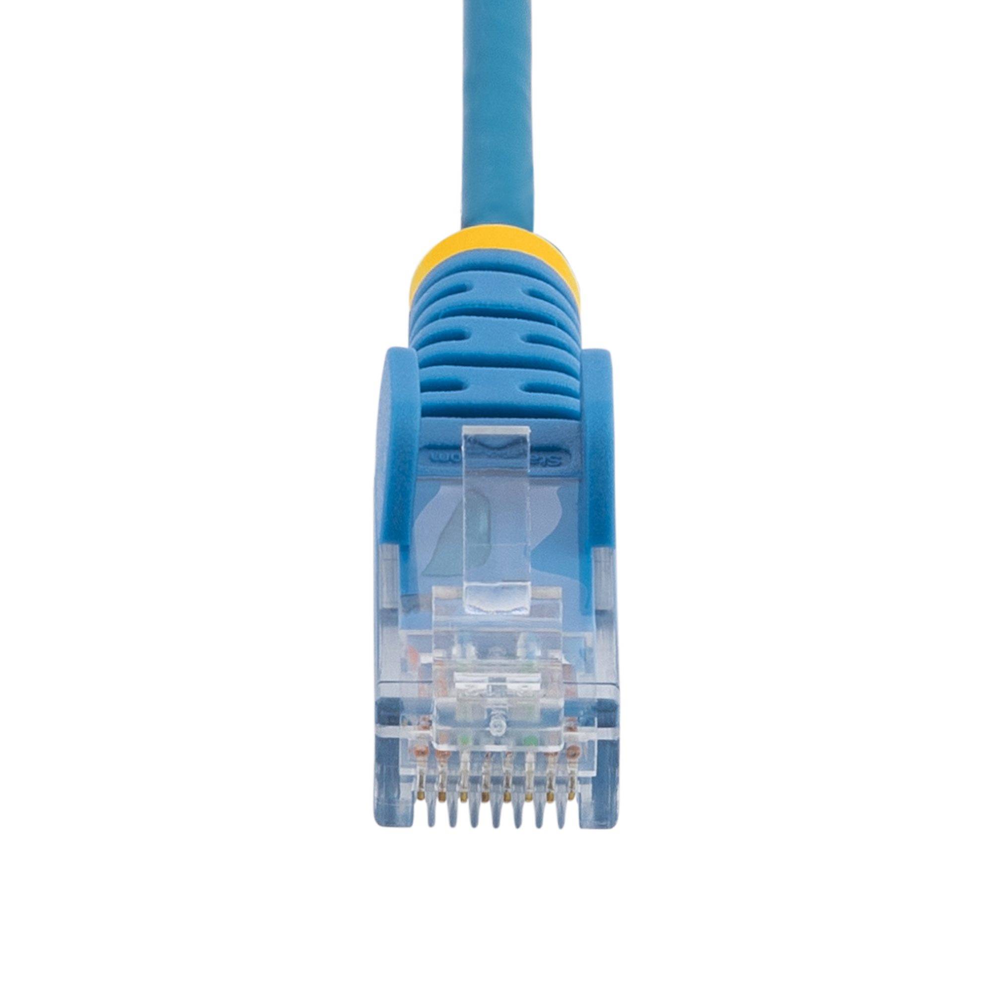 StarTech.com 3 m CAT6 netwerkkabel RJ45 connector blauw