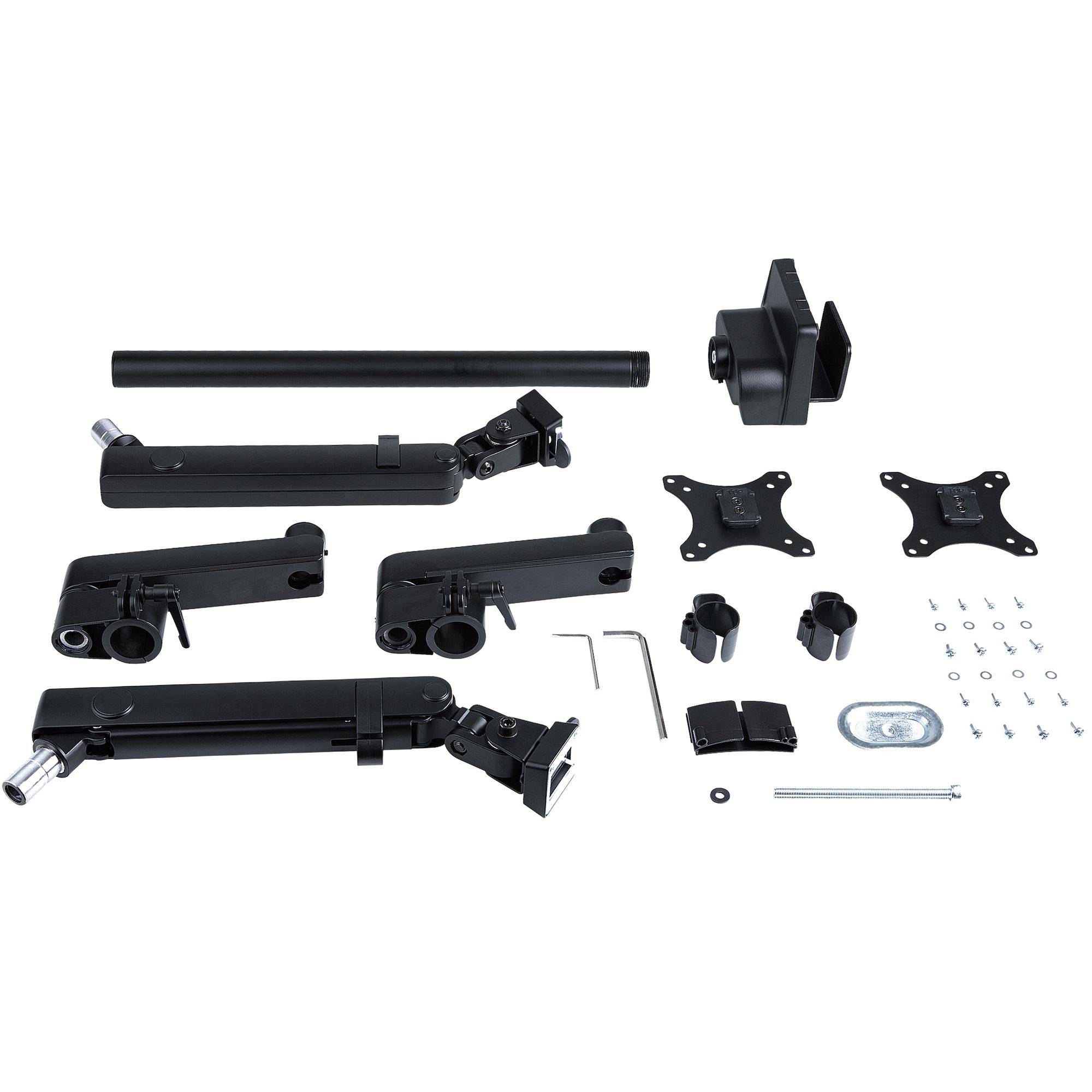StarTech.com Monitorstandaard dubbele monitor arm crossbar draaibaar staal
