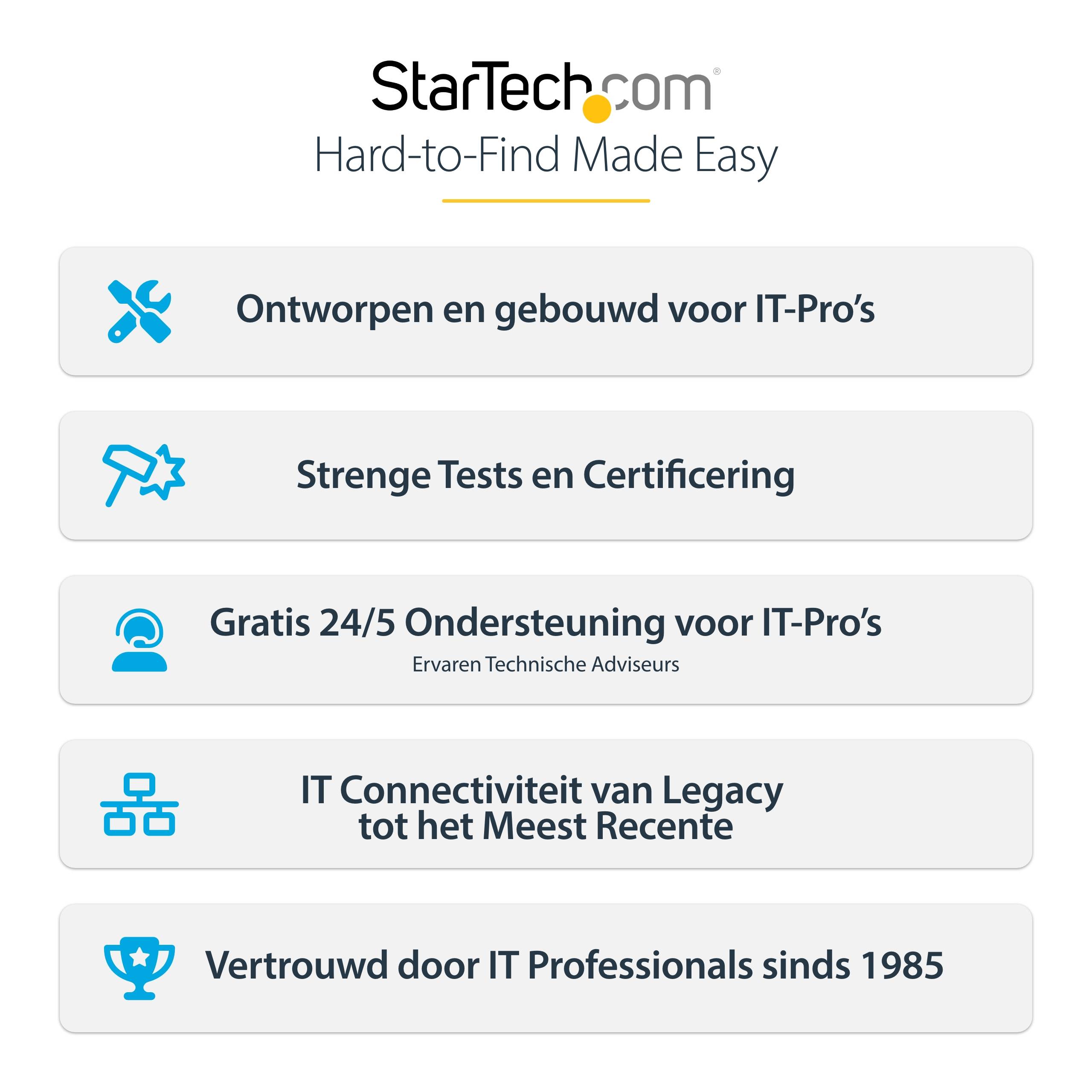 StarTech.com Dubbele Monitor Arm voor Bureaumontage, Full Motion Monitorbeugel voor 2x VESA-displays tot 32" (8kg), Verticale Stapelbare Armen, Hoogte verstelbaar/Articulerend - Bureauklem/Doorvoertule