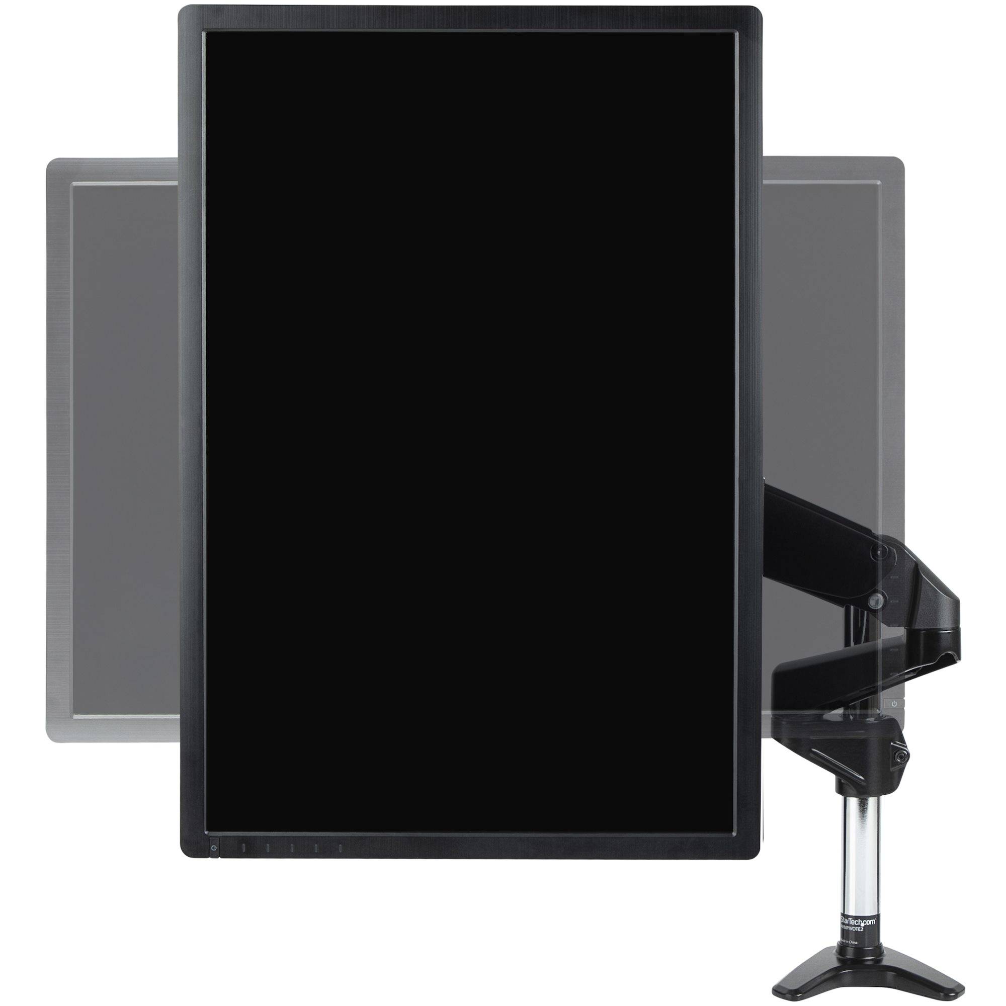 StarTech.com Bureau Monitor Arm voor Enkele VESA-display tot 32"of 49" Ultrawide 8kg, Full Motion en Verstelbare Hoogte, Bureauklem/Doorvoertule, Single Monitor Arm