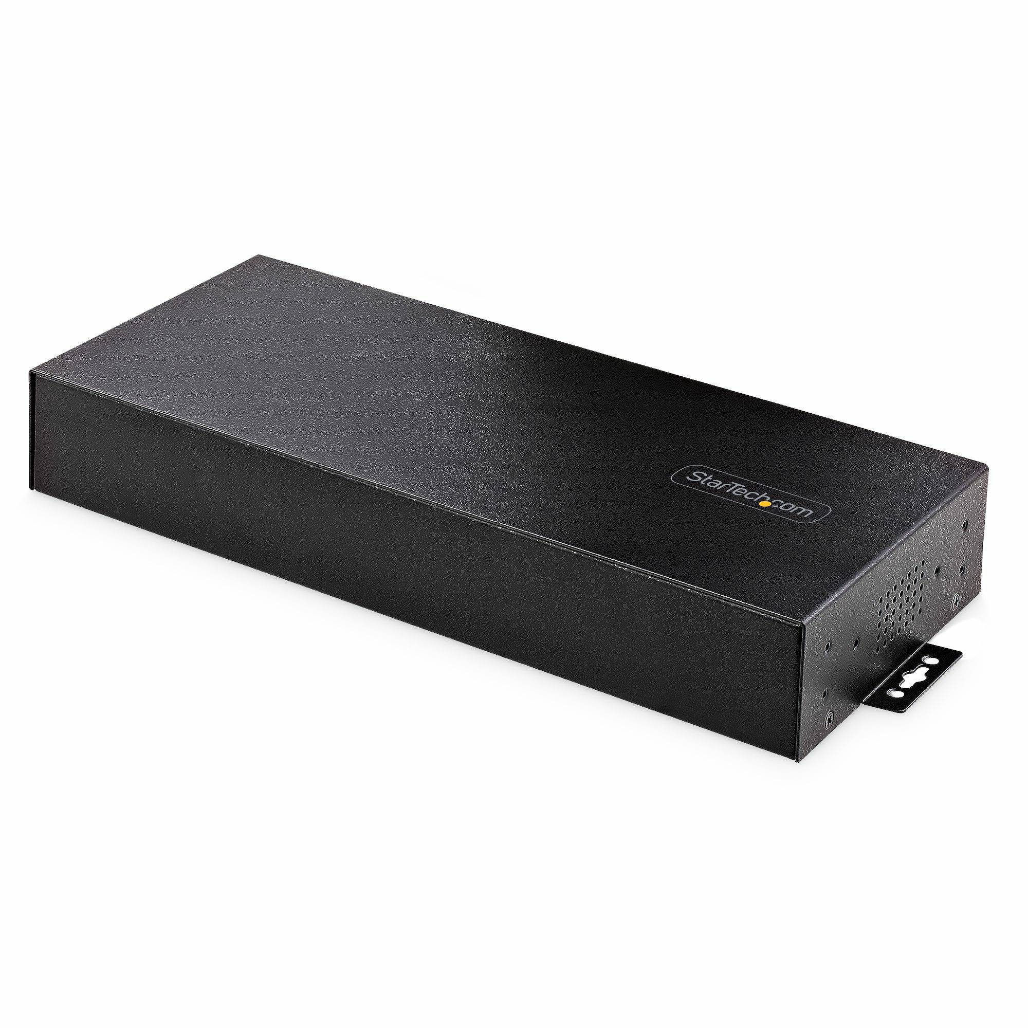 StarTech.com 16-Port Industriële USB Hub met Power Adapter, 5Gbps, Metalen Behuizing, Monteerbaar, ESD Bescherming, Terminal Block Voeding, USB Charging, Dual-Host Switch