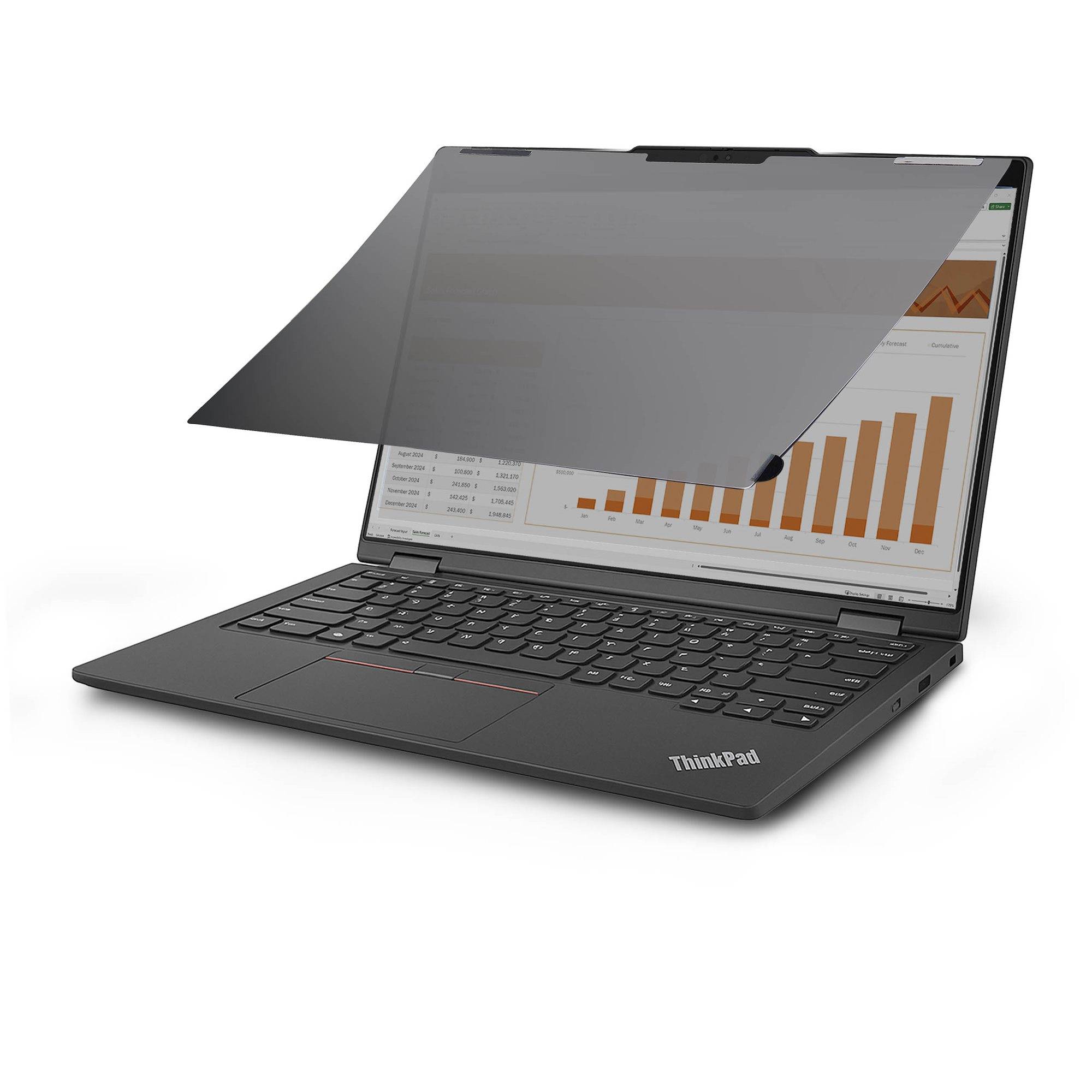StarTech.com Lenovo X13 Yoga Gen 4 Helder Privacy Filter met Touch, Omklapbaar, 75% Lichtdoorlatendheid, Anti-Glans Laptop Privacy Filter, +/- 30 Graden Kijkhoek