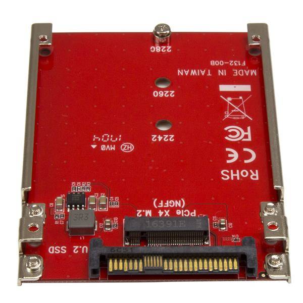 StarTech.com M.2 schijf naar U.2 (SFF-8639) host adapter voor M.2 PCIe NVMe SSDs
