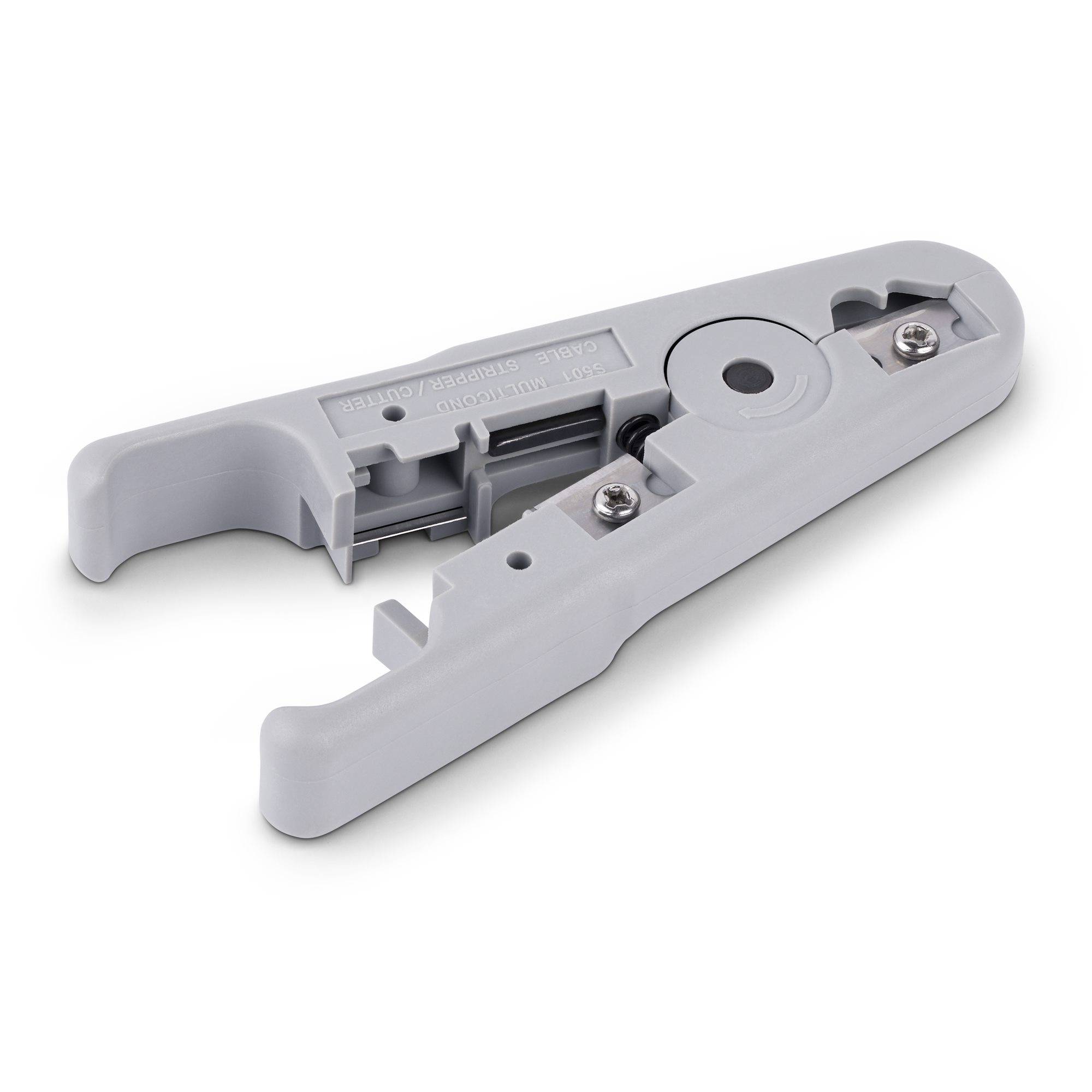 StarTech.com Kabelstripper en Kniptang, Professionele Striptang voor UTP/FTP/STP/Coax Kabels, Roterende kabelstriptang en Kabelschaar