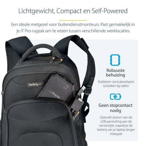 StarTech.com USB 2.0 KVM console - draagbare laptop Crash cart adapter met bestandsoverdracht & video-opname