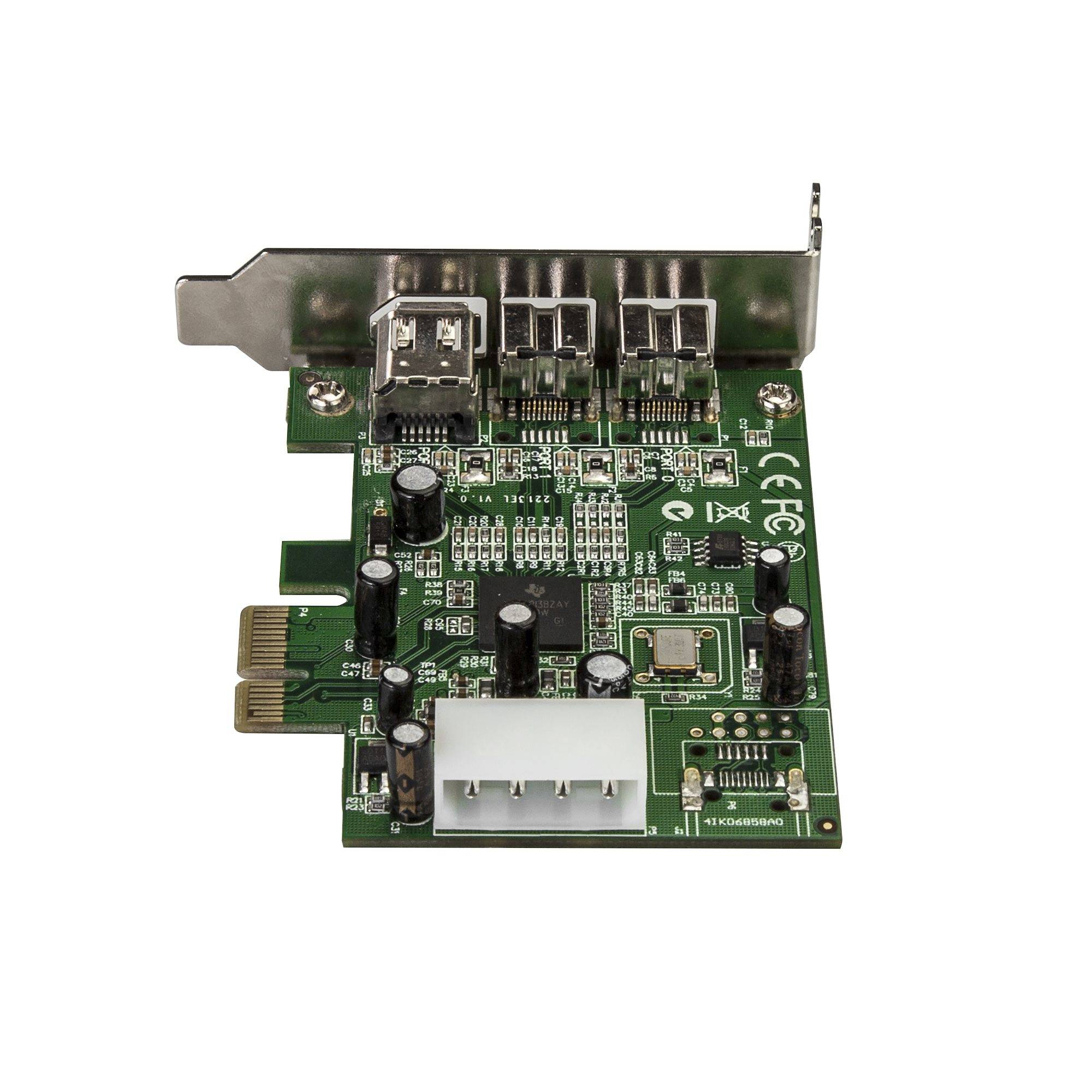 StarTech.com 3-poort 2b 1a Low Profile 1394 PCI Express FireWire Adapterkaart