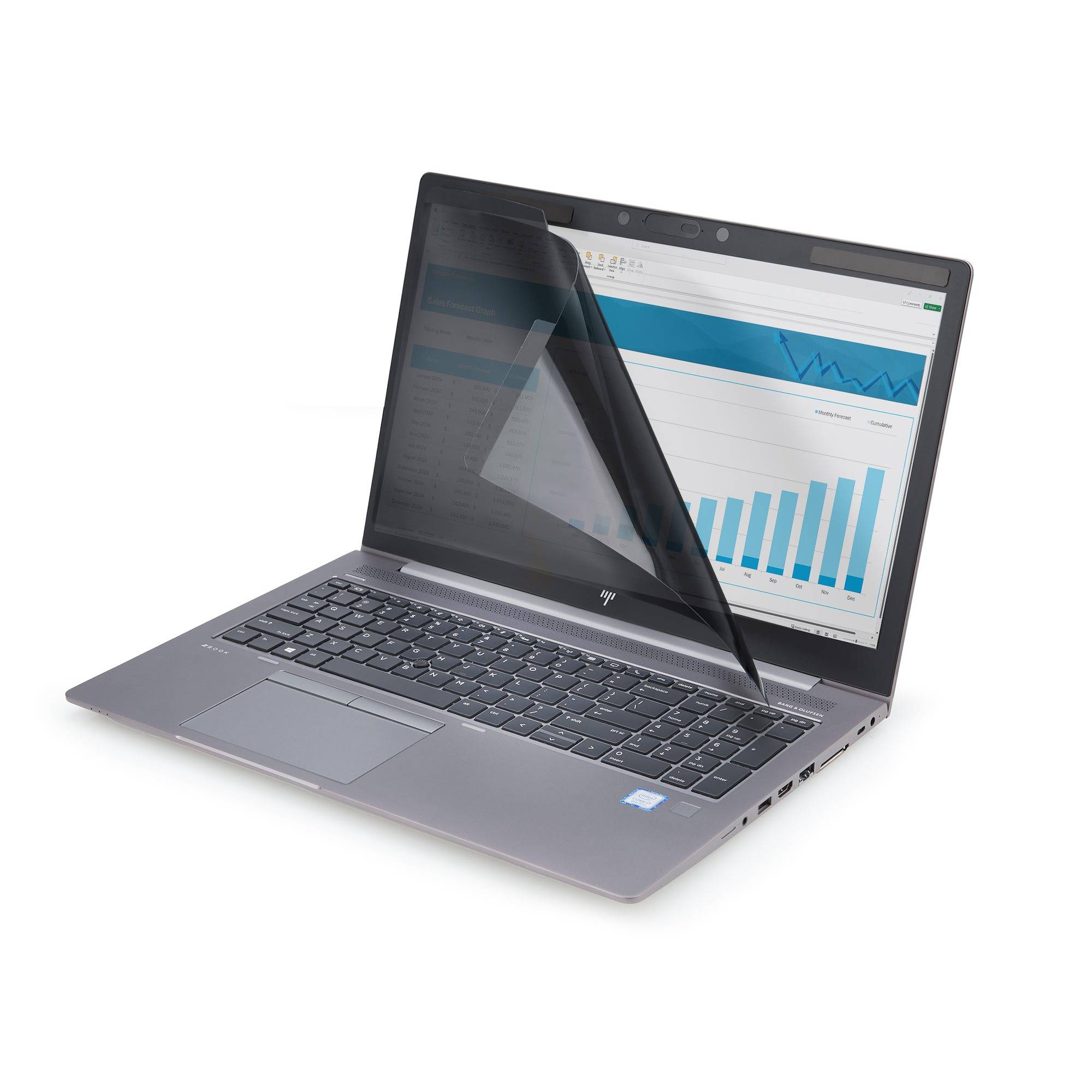 StarTech.com Privacy Filter met Magneetbevestiging voor 16 Inch 16:10 Laptop, Omkeerbare Filter, Laptop Screen Protector, Kijkhoek 60 deg (+/- 30 deg), TAA, Blauw Licht Afscherming