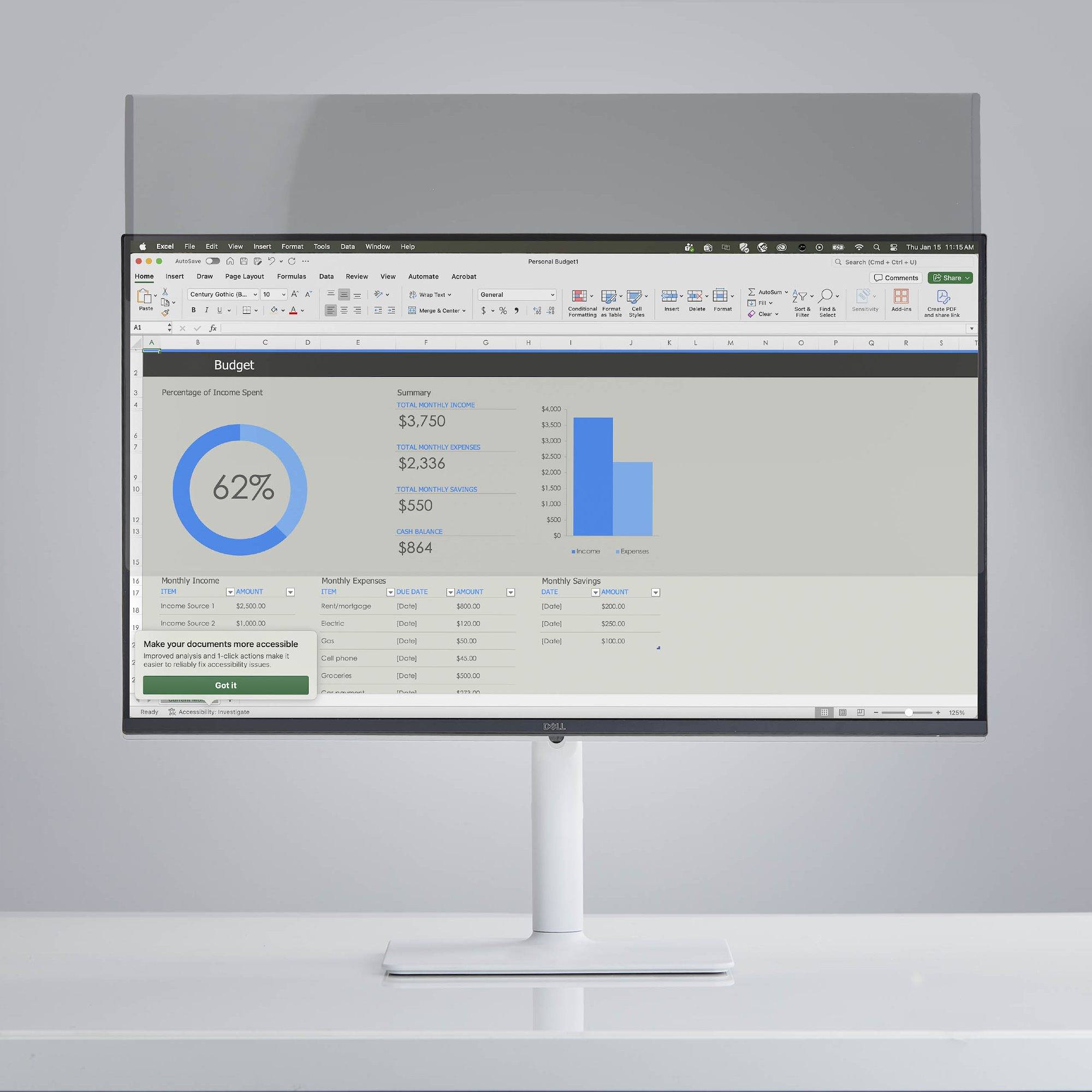 StarTech.com 24M69-PRIVACY-SCREEN schermfilter 61 cm (24") Monitor Randloze privacyfilter voor schermen