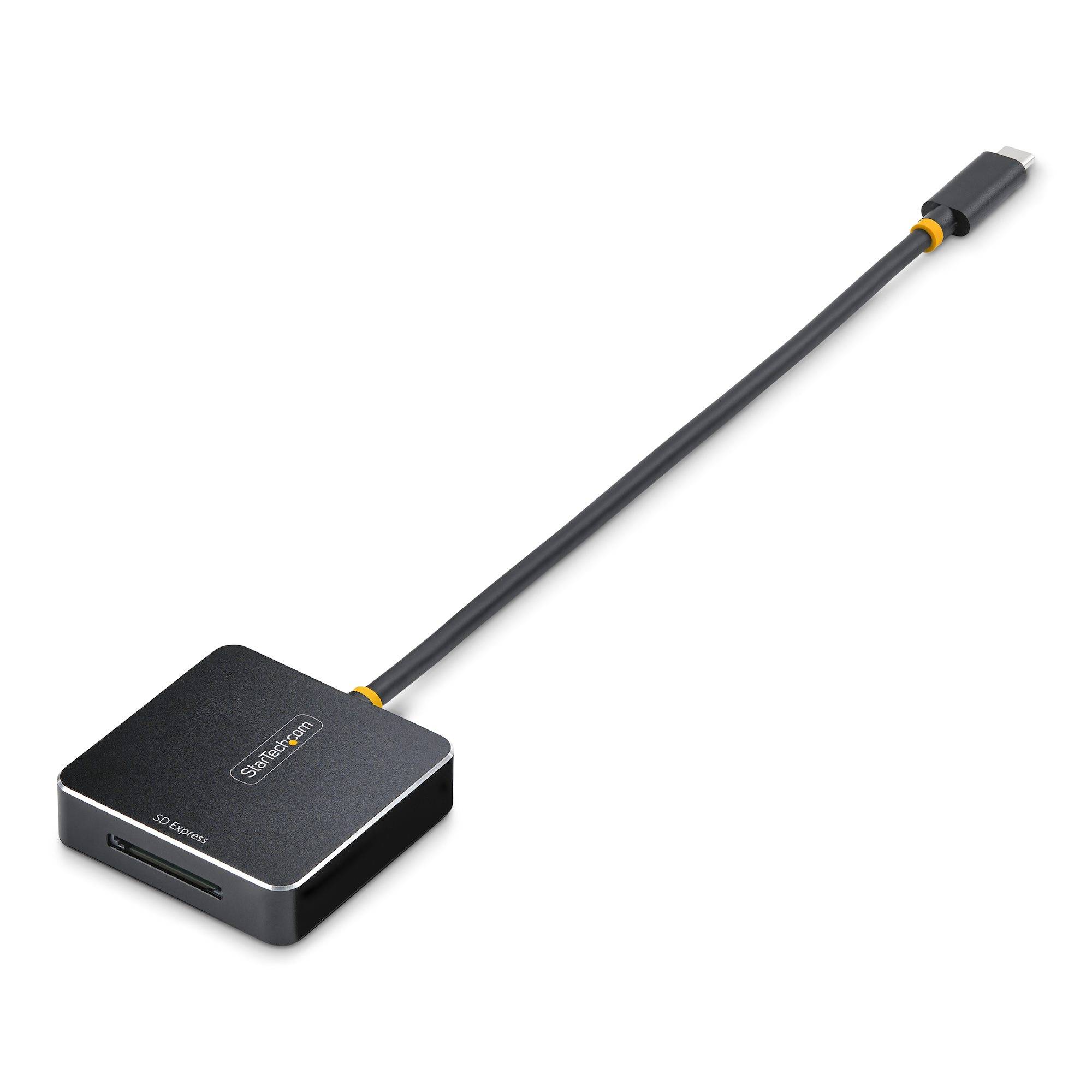 StarTech.com USB-C SD Express Kaartlezer, USB 10Gbps, Draagbare Memory Card Reader, USB Type-C naar Secure Digital 7.1, SD Kaart Adapter, Werkt met elk besturingssysteem