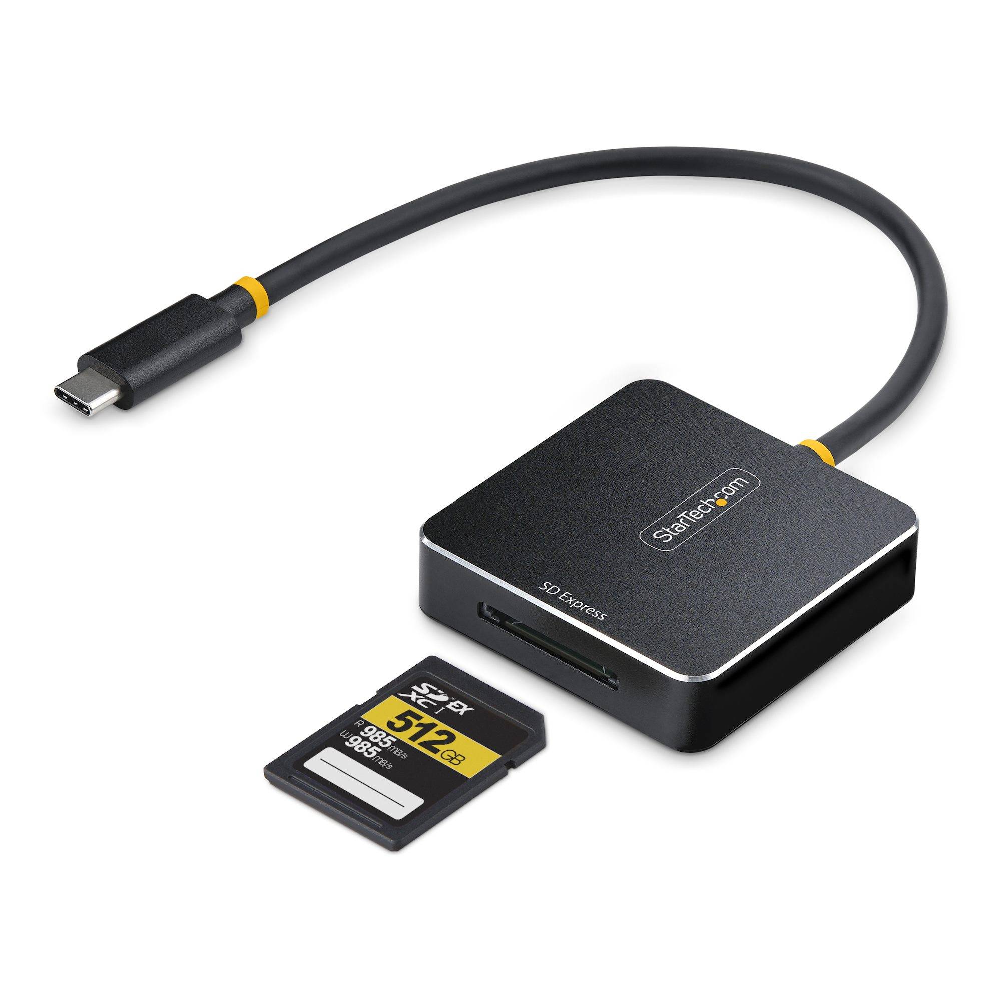 StarTech.com USB-C SD Express Kaartlezer, USB 10Gbps, Draagbare Memory Card Reader, USB Type-C naar Secure Digital 7.1, SD Kaart Adapter, Werkt met elk besturingssysteem