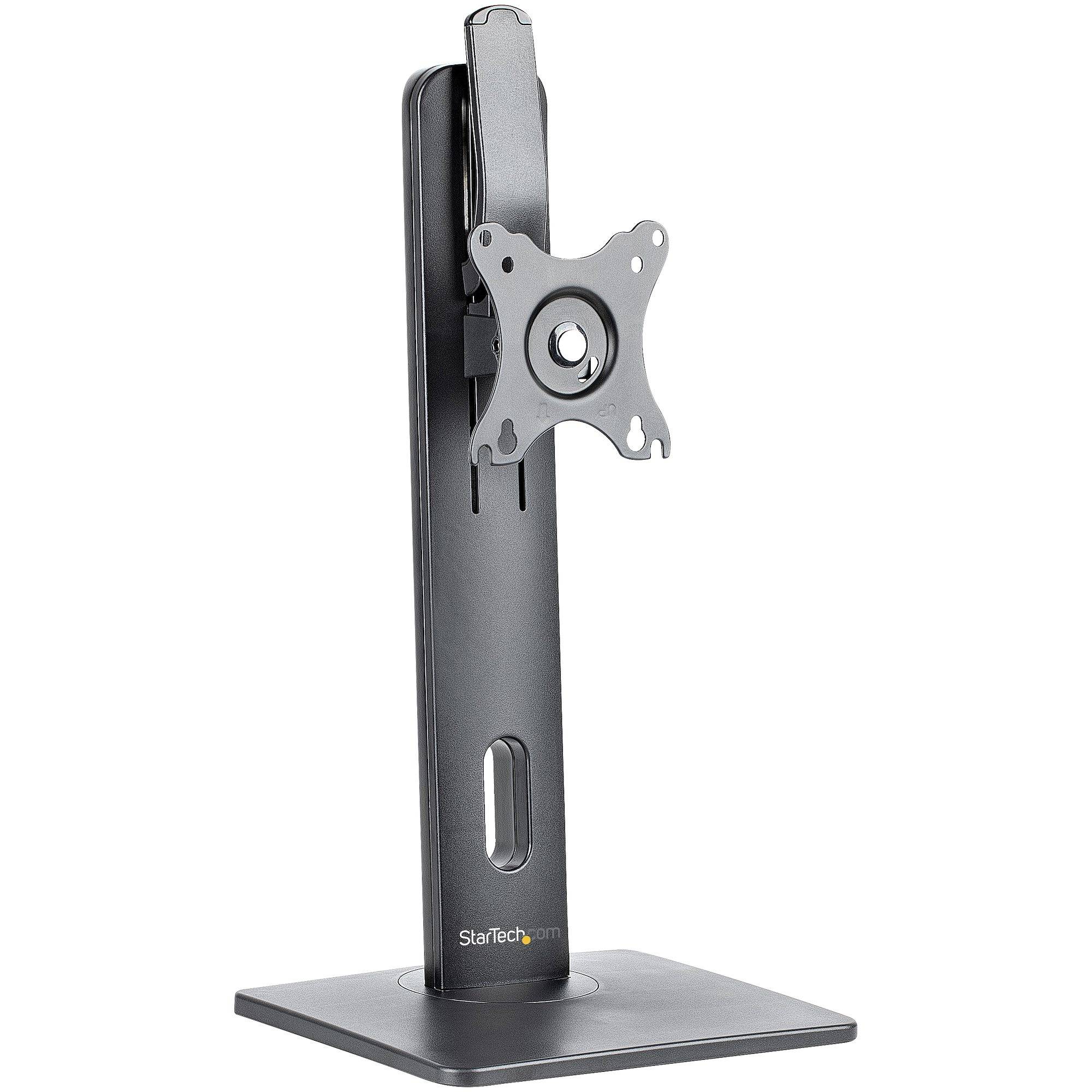 StarTech.com Beweegbare Bureau Monitorsteun, In Hoogte Verstelbare Monitor Beugel voor VESA Displays tot 32" (7kg), Ergonomische Bureau Monitor Stand, Kantelen/Zwenken/Roteren