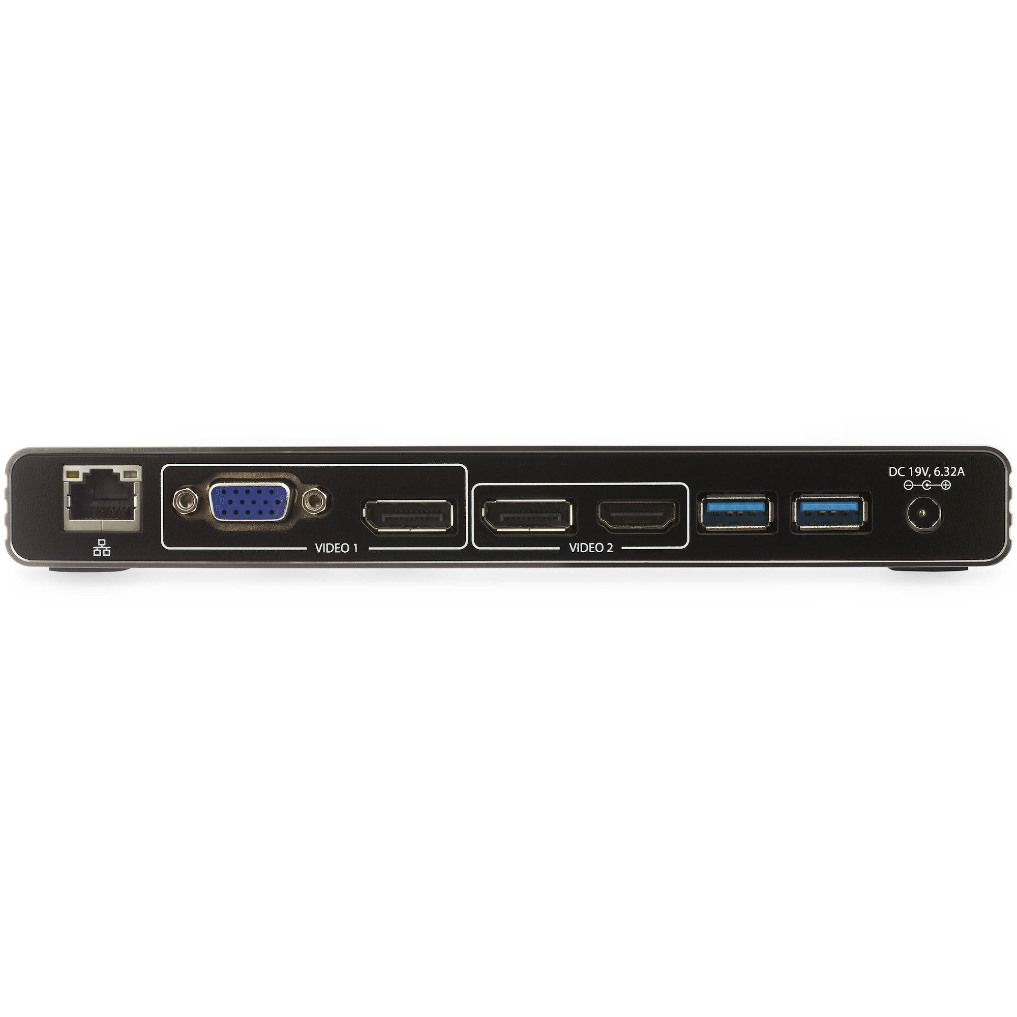 StarTech.com Thunderbolt 3 Dock - Dual 4K 60Hz Monitor TB3 Laptop Docking Station met DisplayPort, HDMI & 1080p VGA - 85W Power Delivery & Charging - 2x USB-A, Ethernet - Mac & Windows
