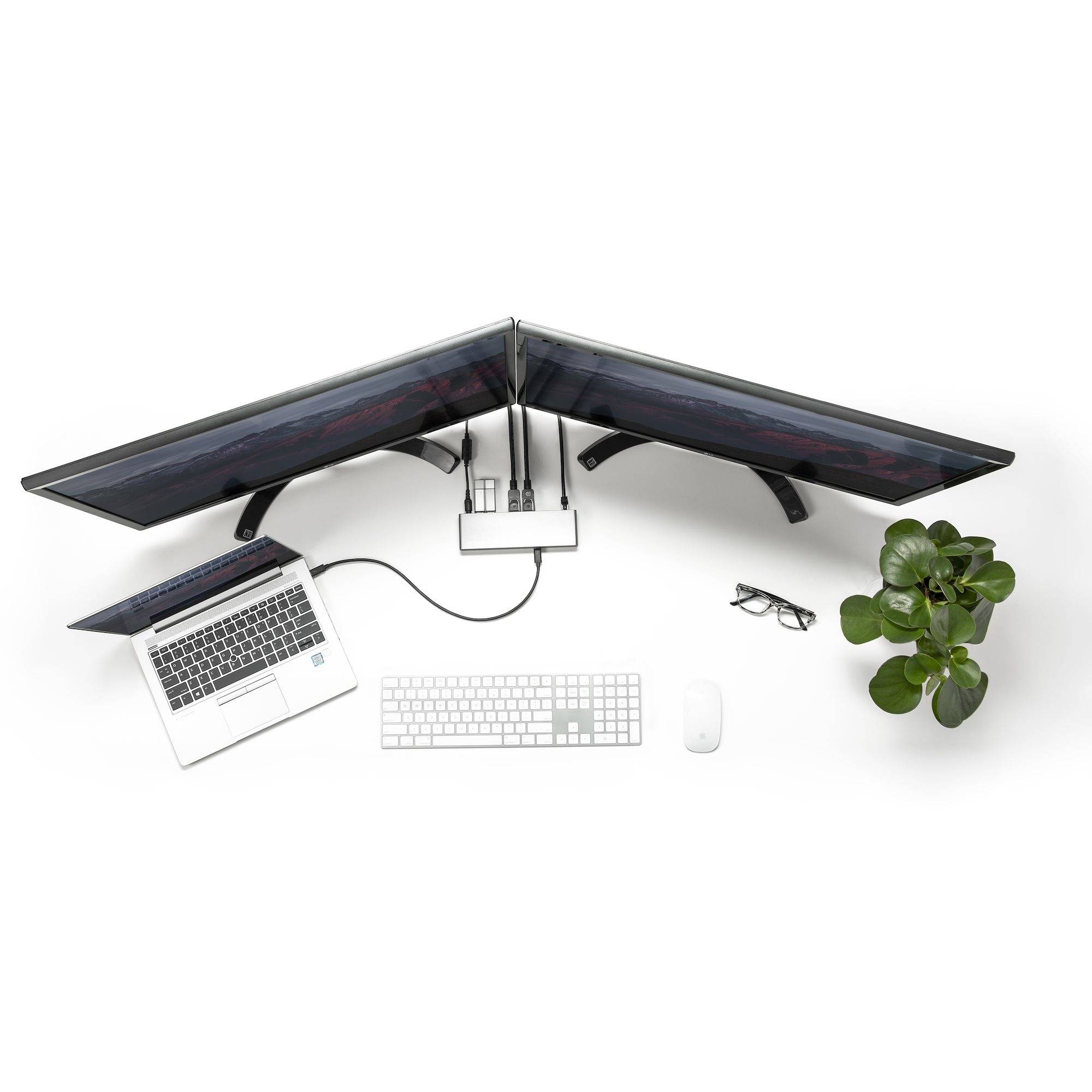 StarTech.com Thunderbolt 3 Dock - Dual 4K 60Hz Monitor TB3 Laptop Docking Station met DisplayPort, HDMI & 1080p VGA - 85W Power Delivery & Charging - 2x USB-A, Ethernet - Mac & Windows