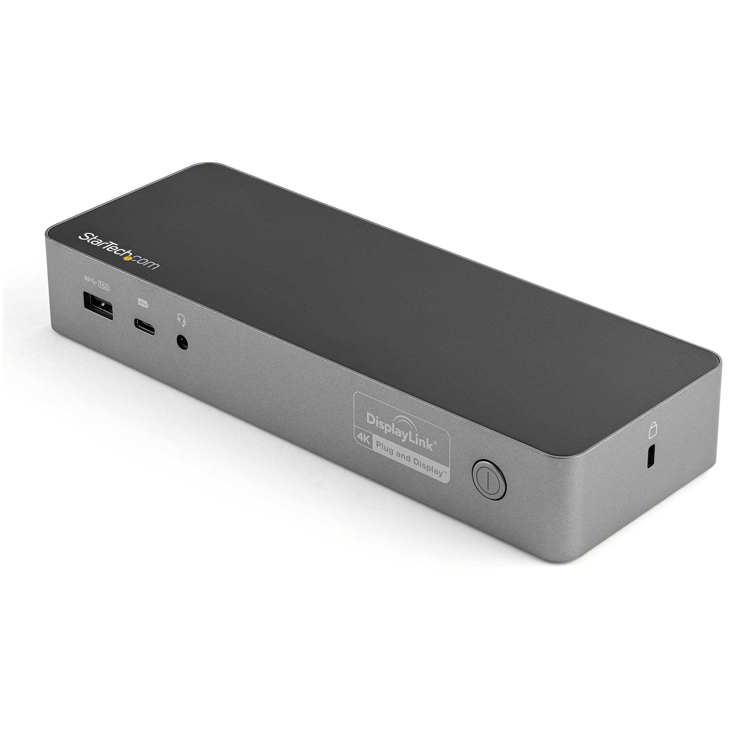 StarTech.com Universele Laptop Docking Station, Hybrid USB-C & USB-A Dock, Dual 4K DP & HDMI, 100W PD, Mac / Windows / Chrome OS, 4x USB 5Gbps Hub, GbE
