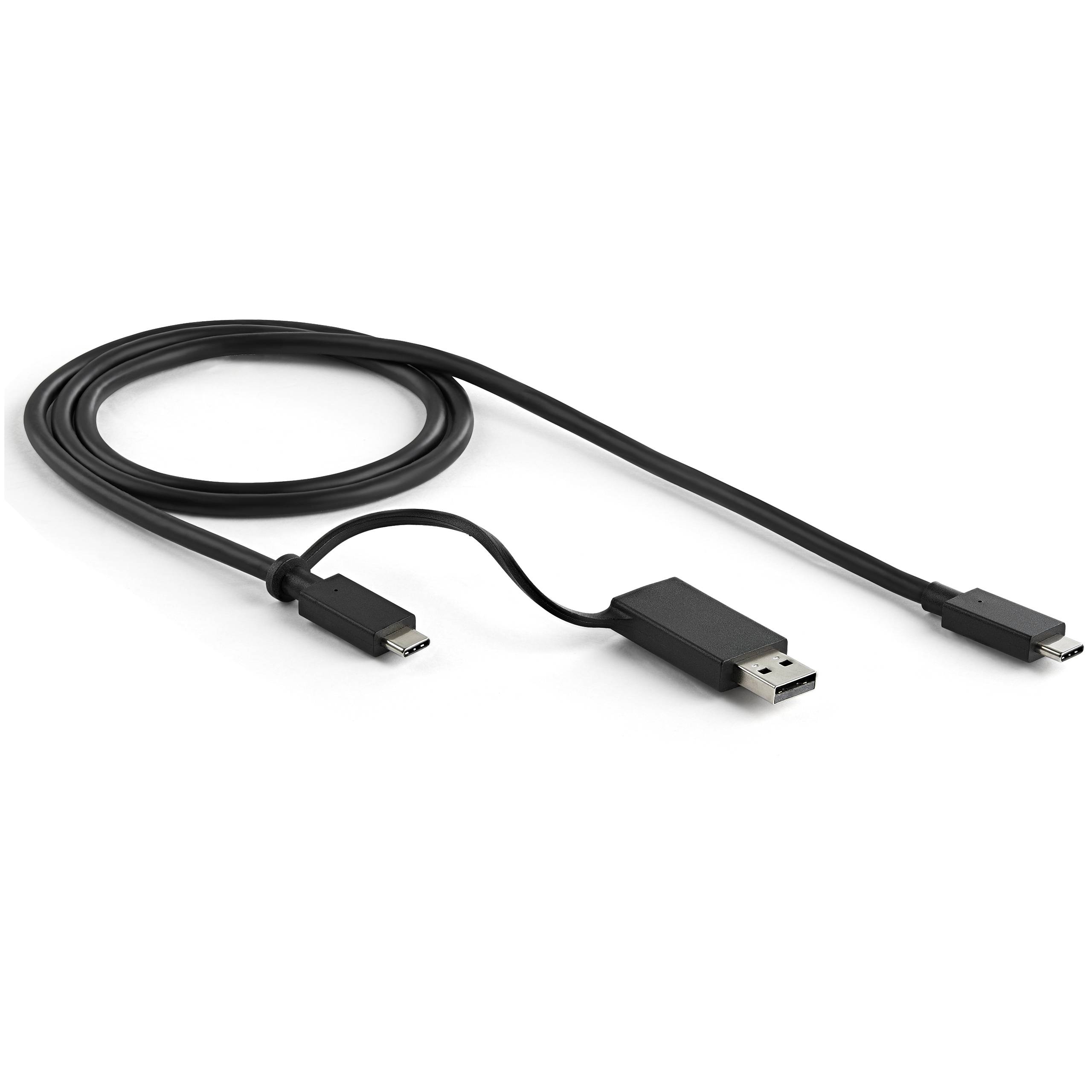 StarTech.com Universele Laptop Docking Station, Hybrid USB-C & USB-A Dock, Dual 4K DP & HDMI, 100W PD, Mac / Windows / Chrome OS, 4x USB 5Gbps Hub, GbE