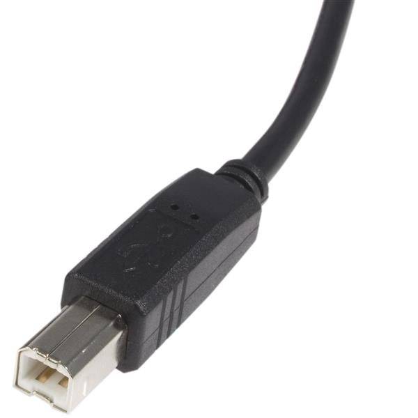 StarTech.com 1,8m gecertificeerde USB 2.0 A naar B kabel M/M zwart