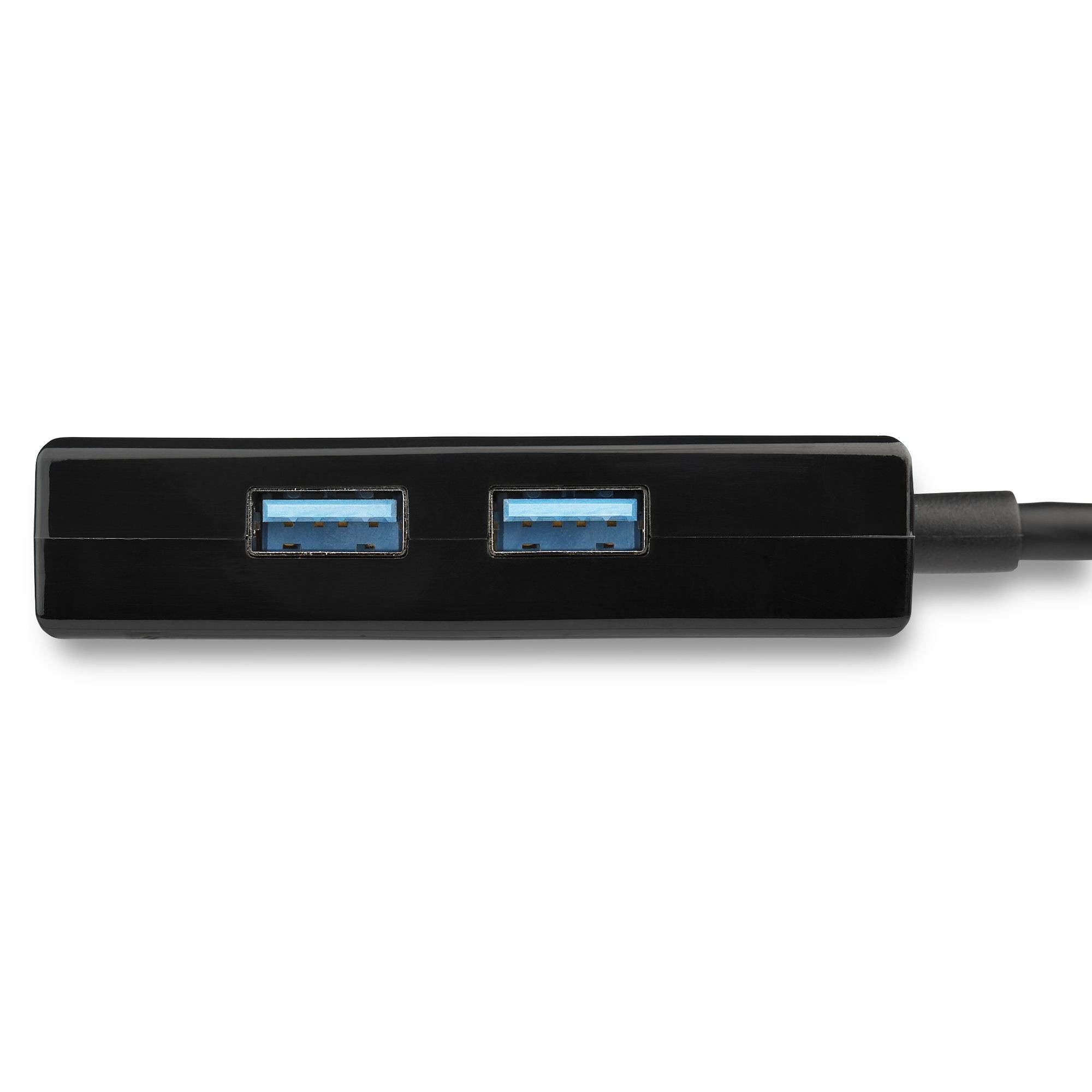 StarTech.com USB 3.0 naar gigabit ethernet netwerk adapter met ingebouwde 2-poorts USB hub