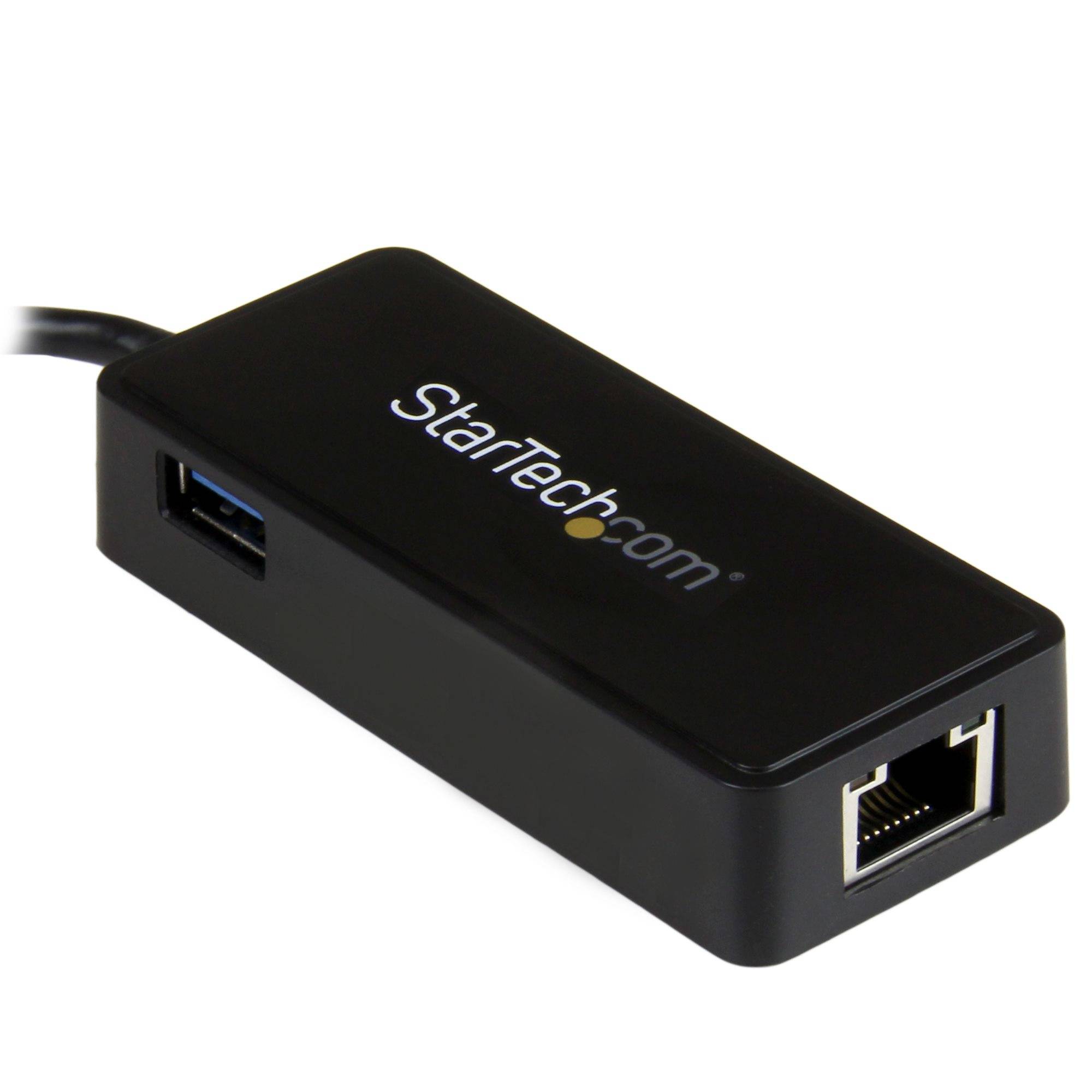 StarTech.com USB-C naar gigabit netwerkadapter met extra USB poort